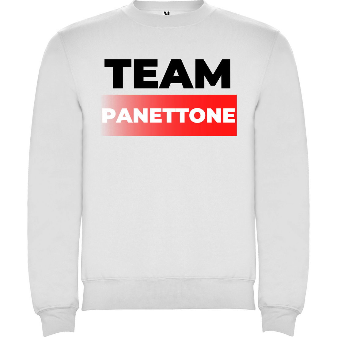 Felpa Natalizia unisex Team Pandoro/Panettone