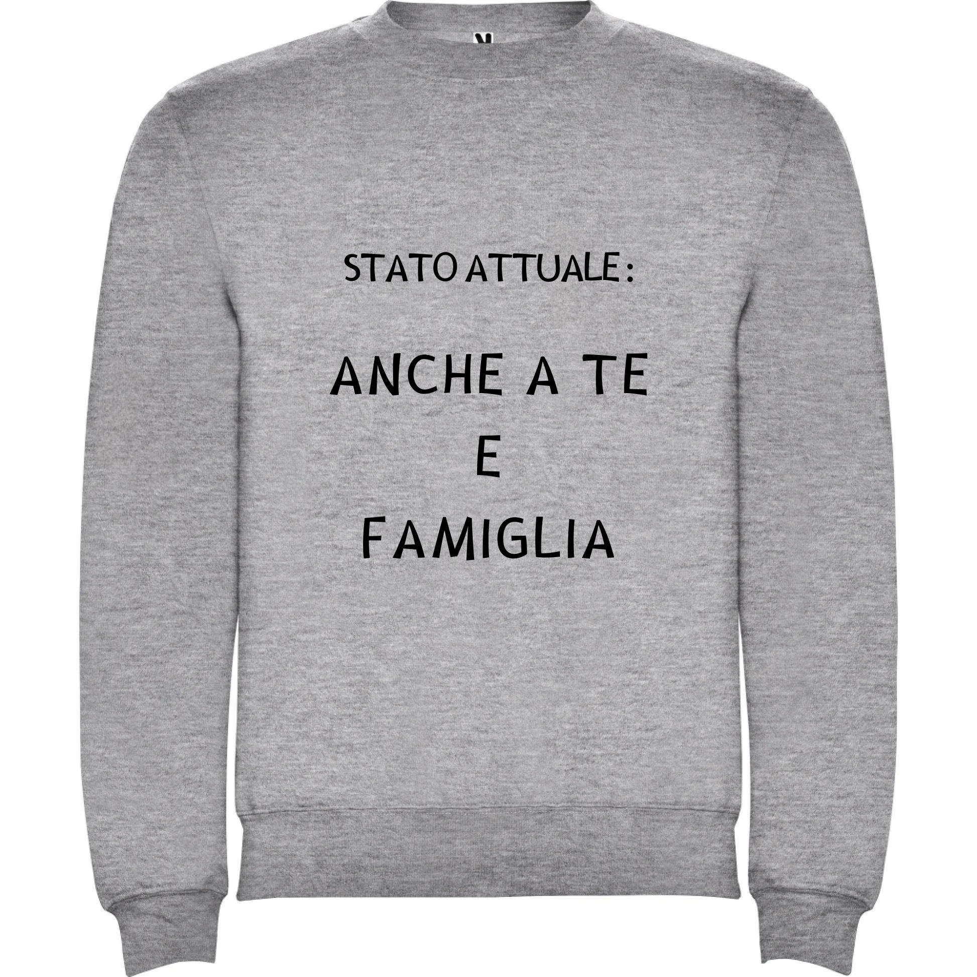 Felpa Unisex personalizzabile Stato Attuale