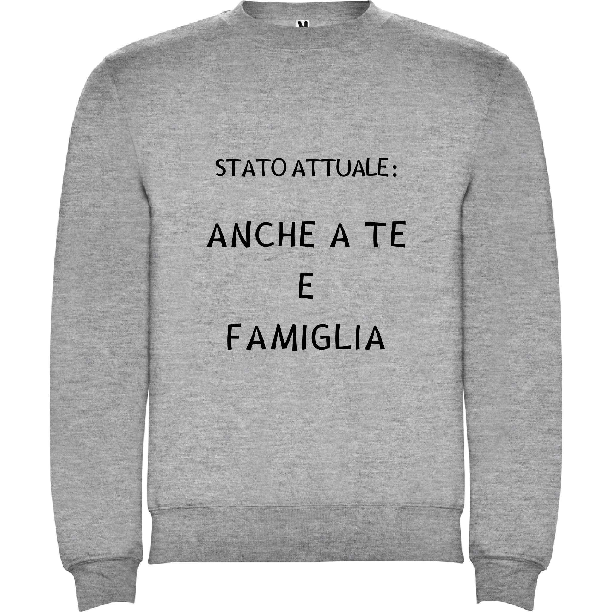 Felpa Unisex personalizzabile Stato Attuale