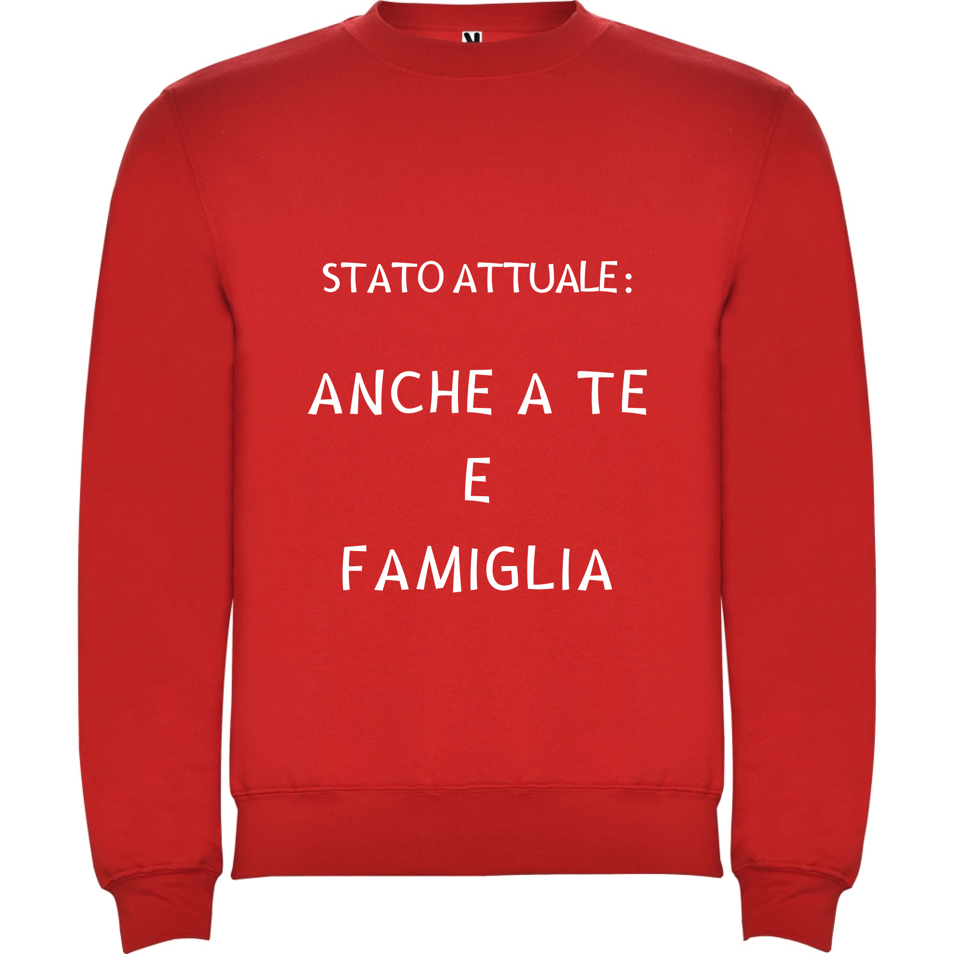 Felpa Unisex personalizzabile Stato Attuale