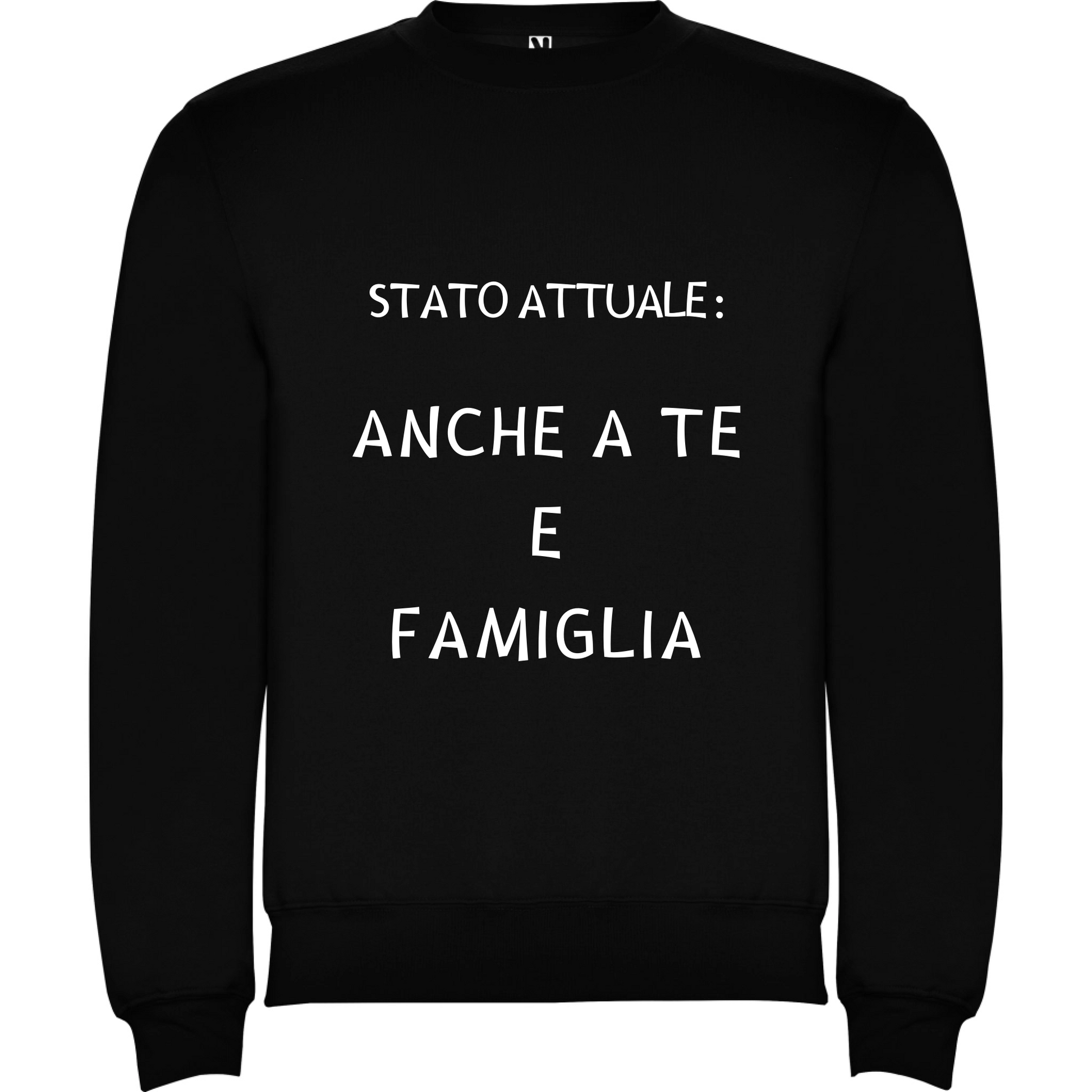 Felpa Unisex personalizzabile Stato Attuale