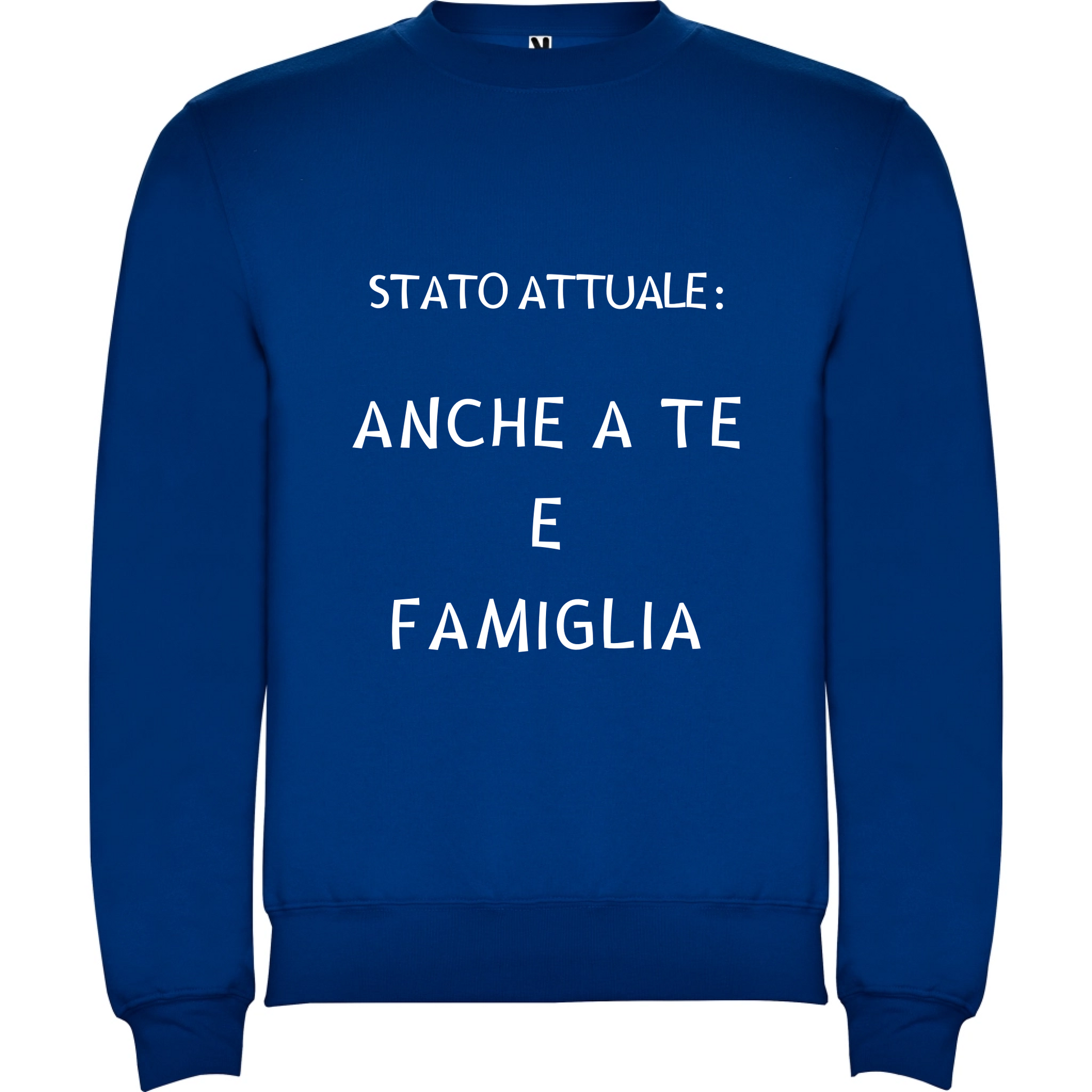 Felpa Unisex personalizzabile Stato Attuale