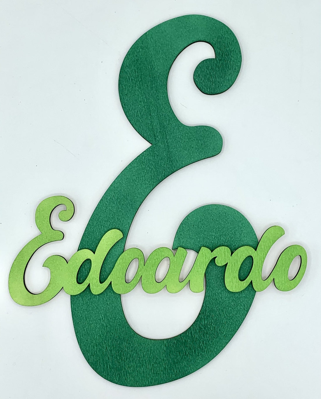 Nome in legno personalizzato con iniziale Idea's Cottage