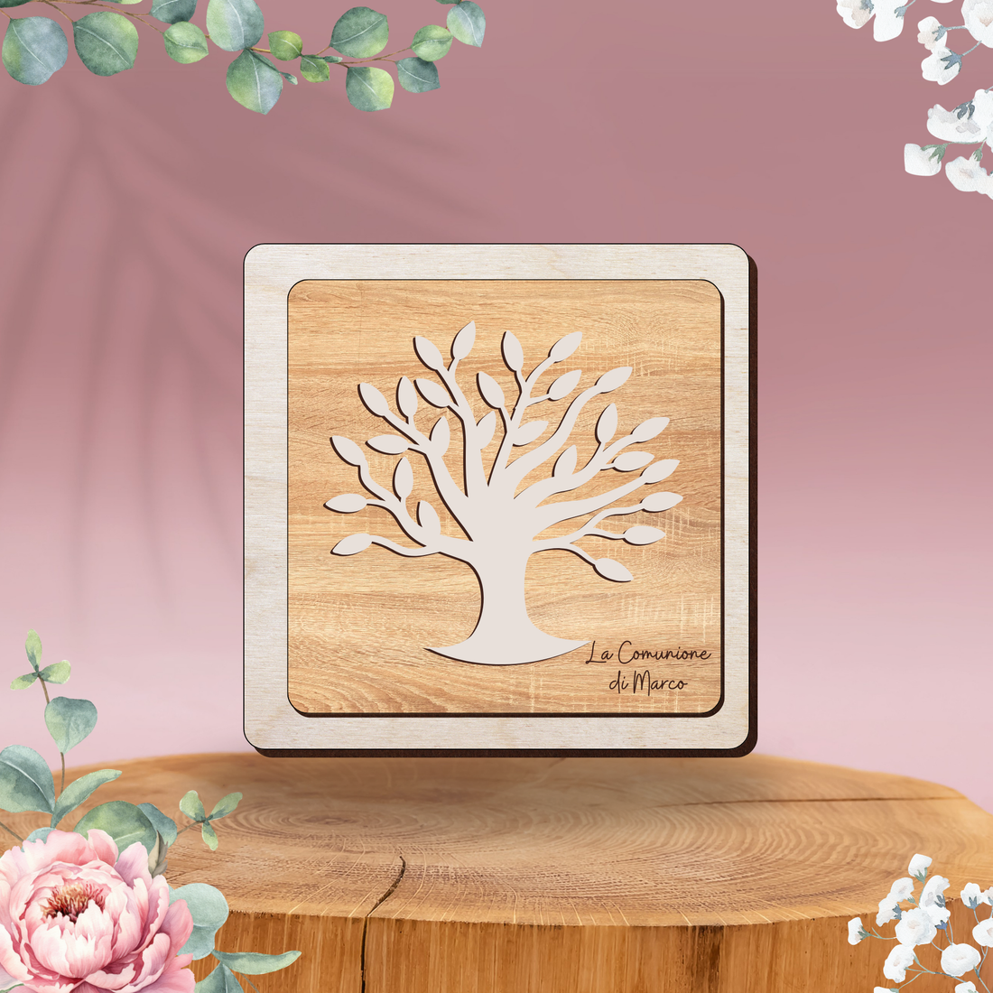 Bomboniera Albero per prima comunione Idea's Cottage