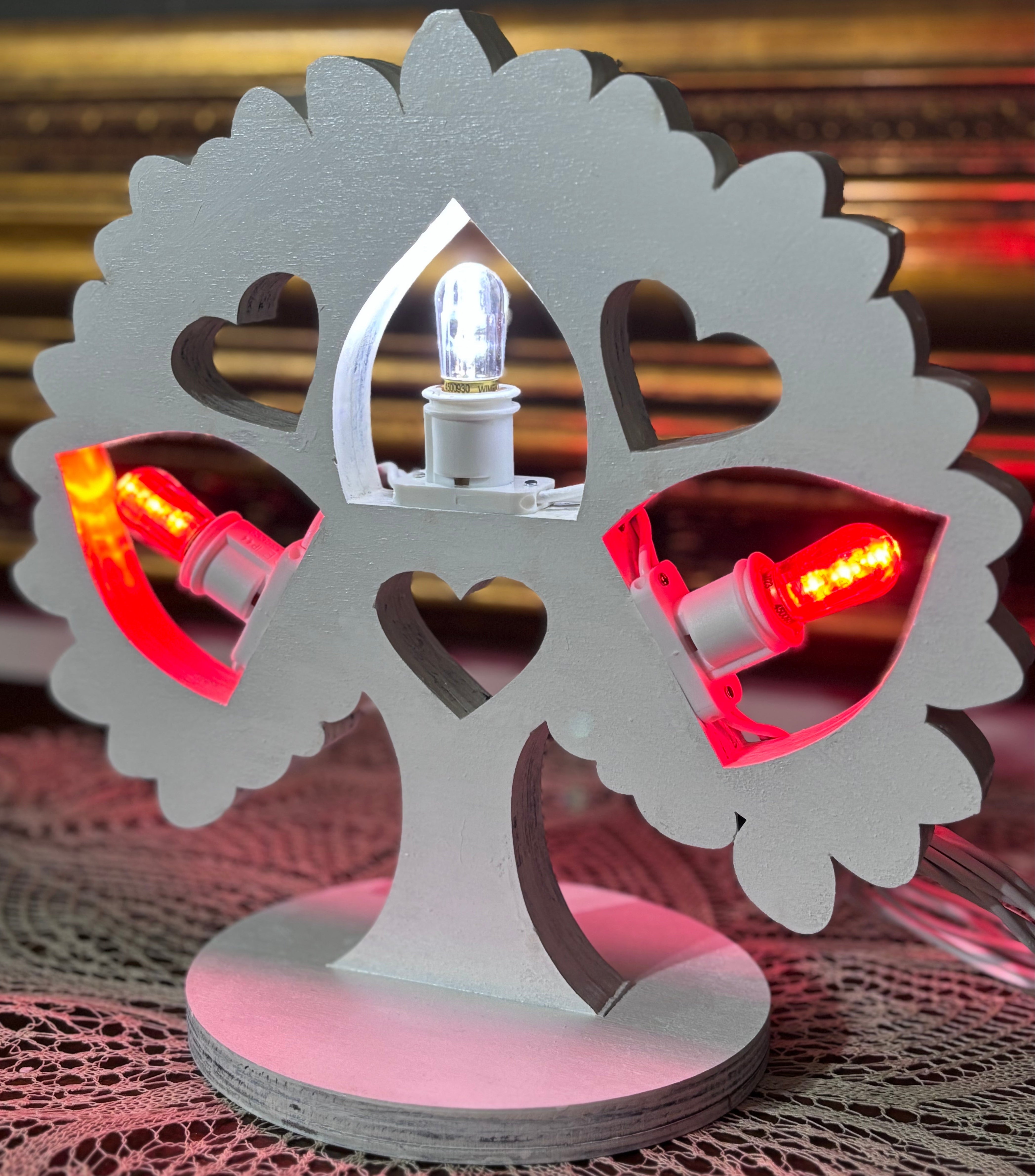 Luminaria Albero cuori 