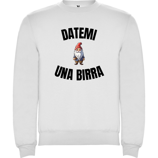 Felpa Natalizia unisex Datemi una Birra 