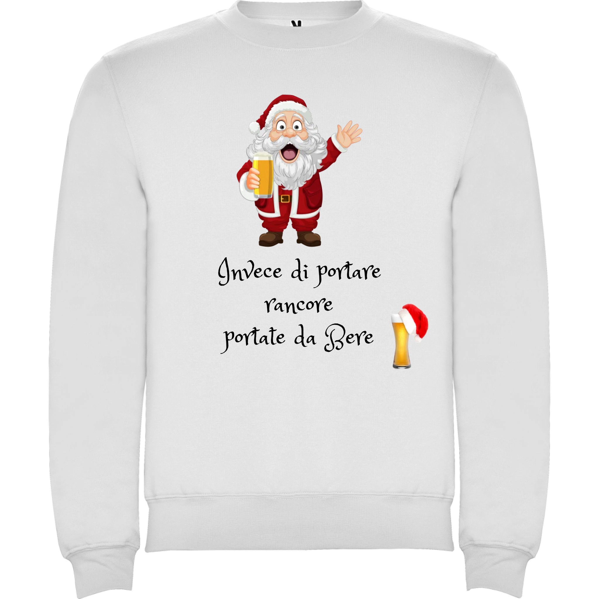 Felpa Natalizia Unisex personalizzabile Portate da Bere 