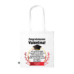 Borsa Shopper Personalizzata con Dedica - Idea regalo Laurea 
