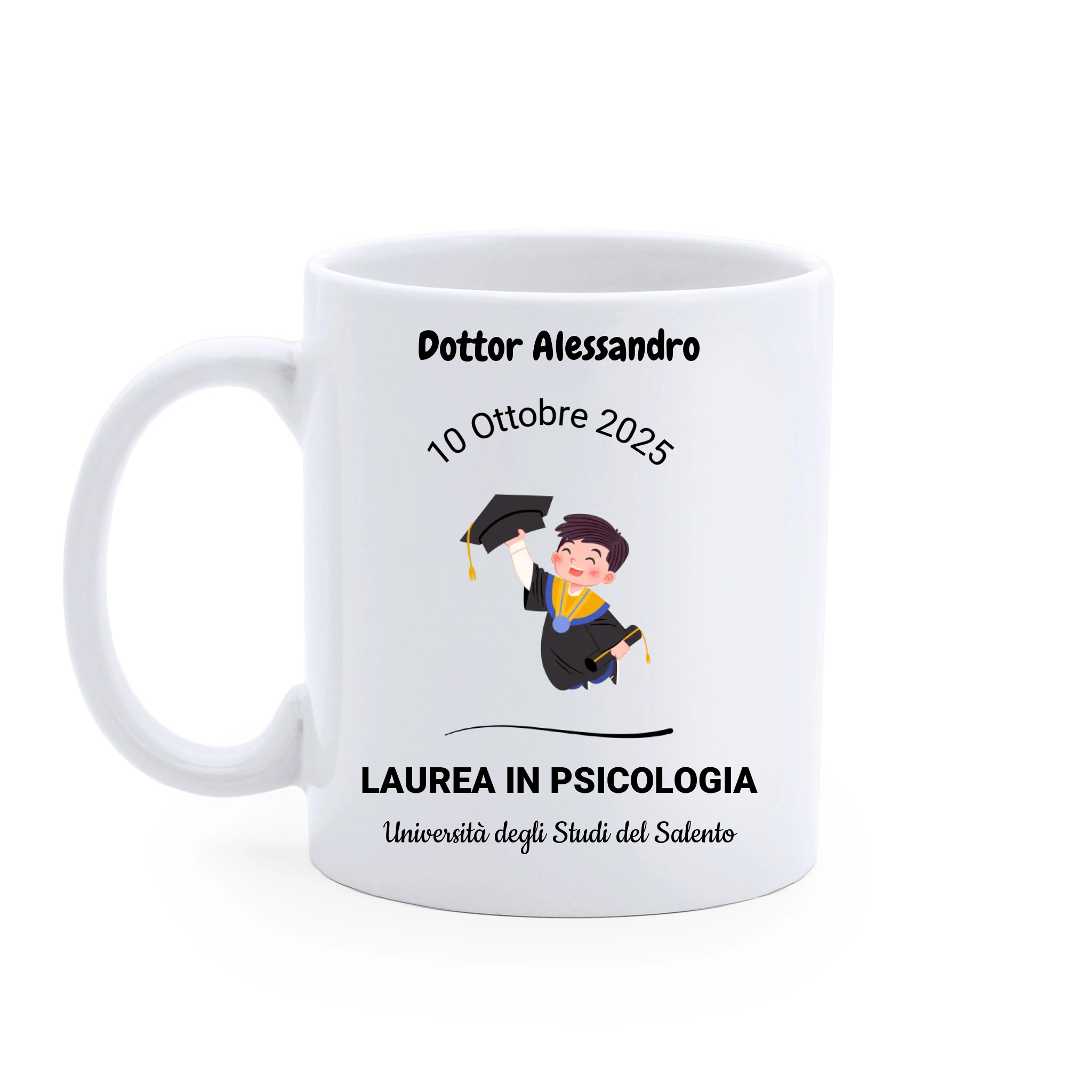 Tazza Personalizzata Uomo - Idea regalo Laurea 