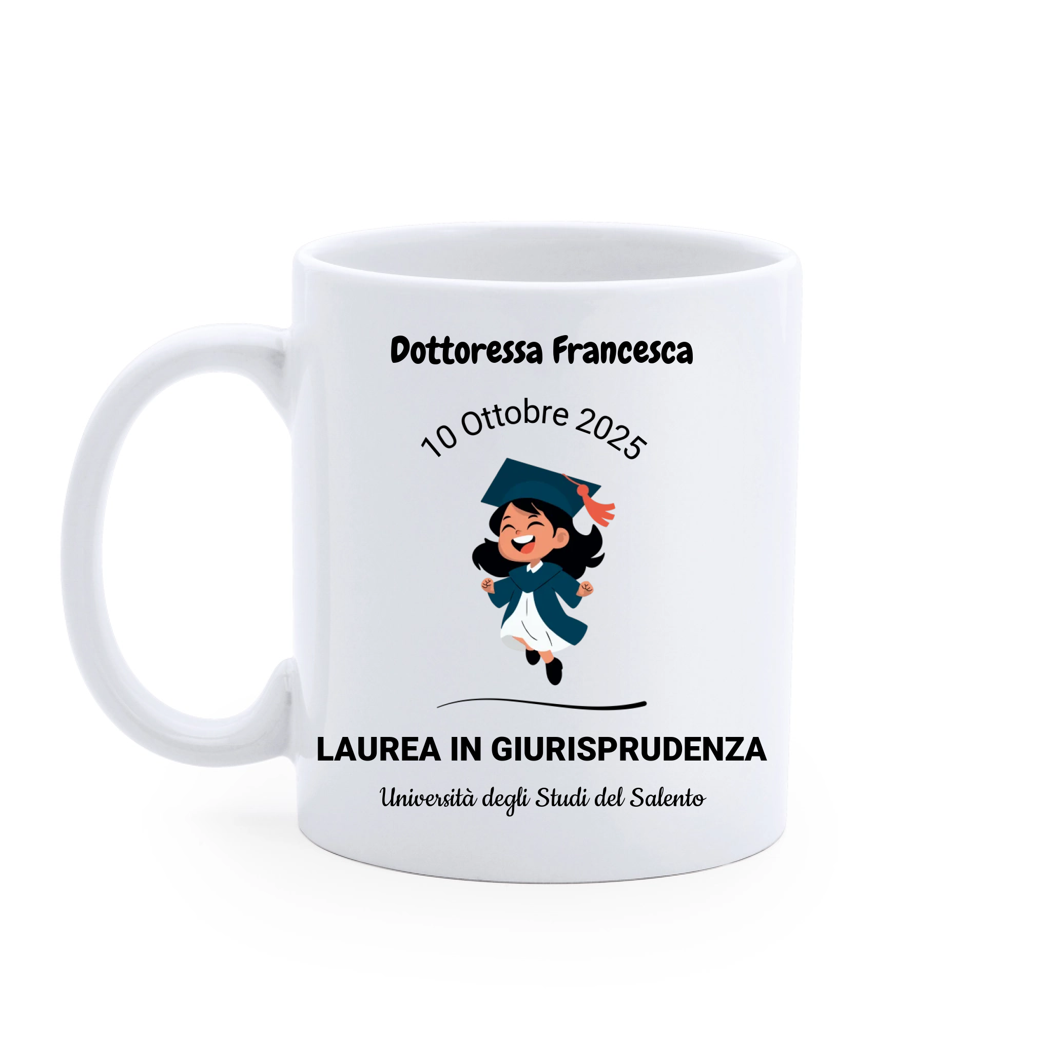 Tazza Personalizzata Donna - Idea regalo Laurea 
