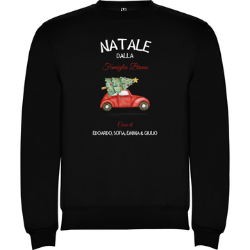 Felpa Natalizia Unisex personalizzabile Natale a Casa 