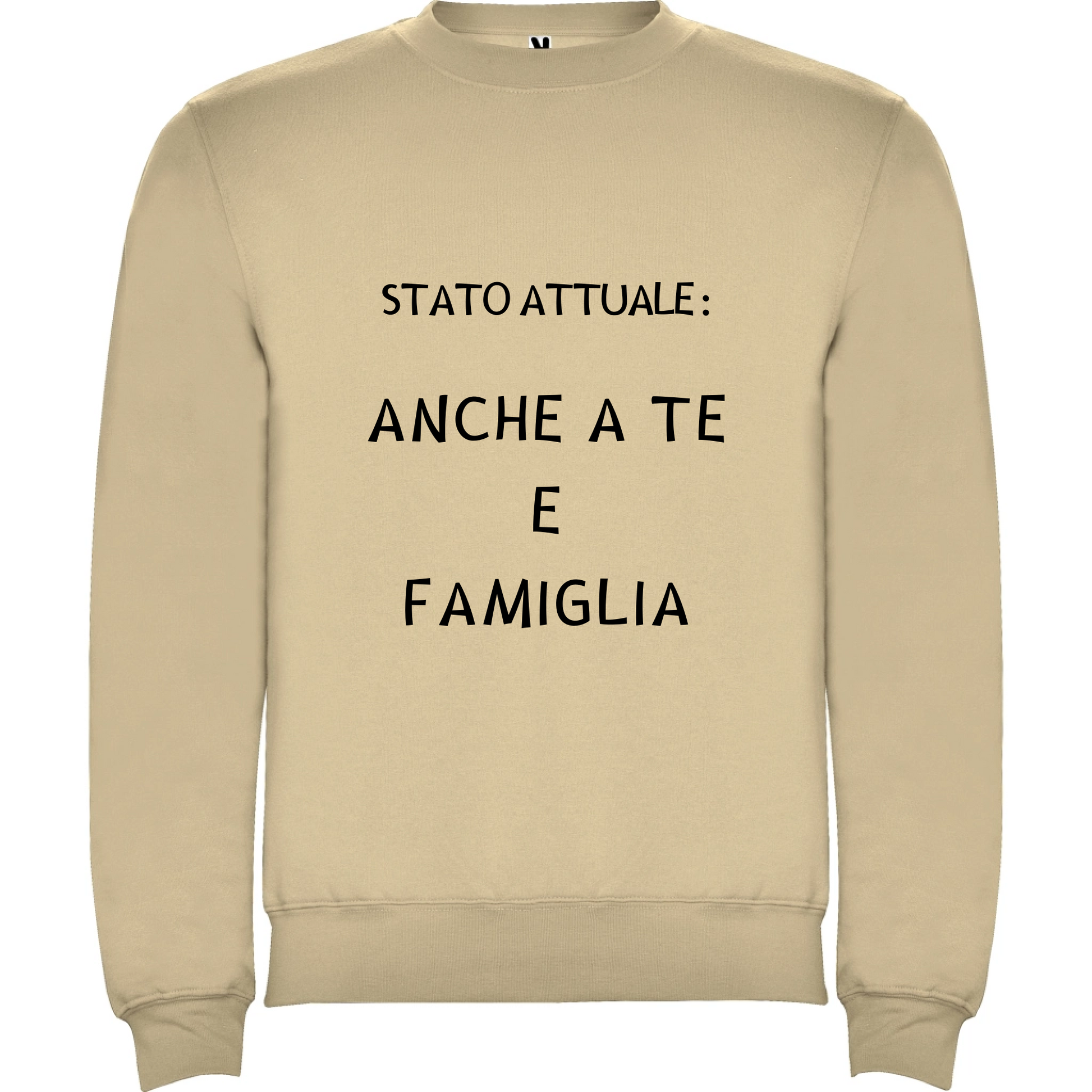 Felpa Unisex personalizzabile Stato Attuale 