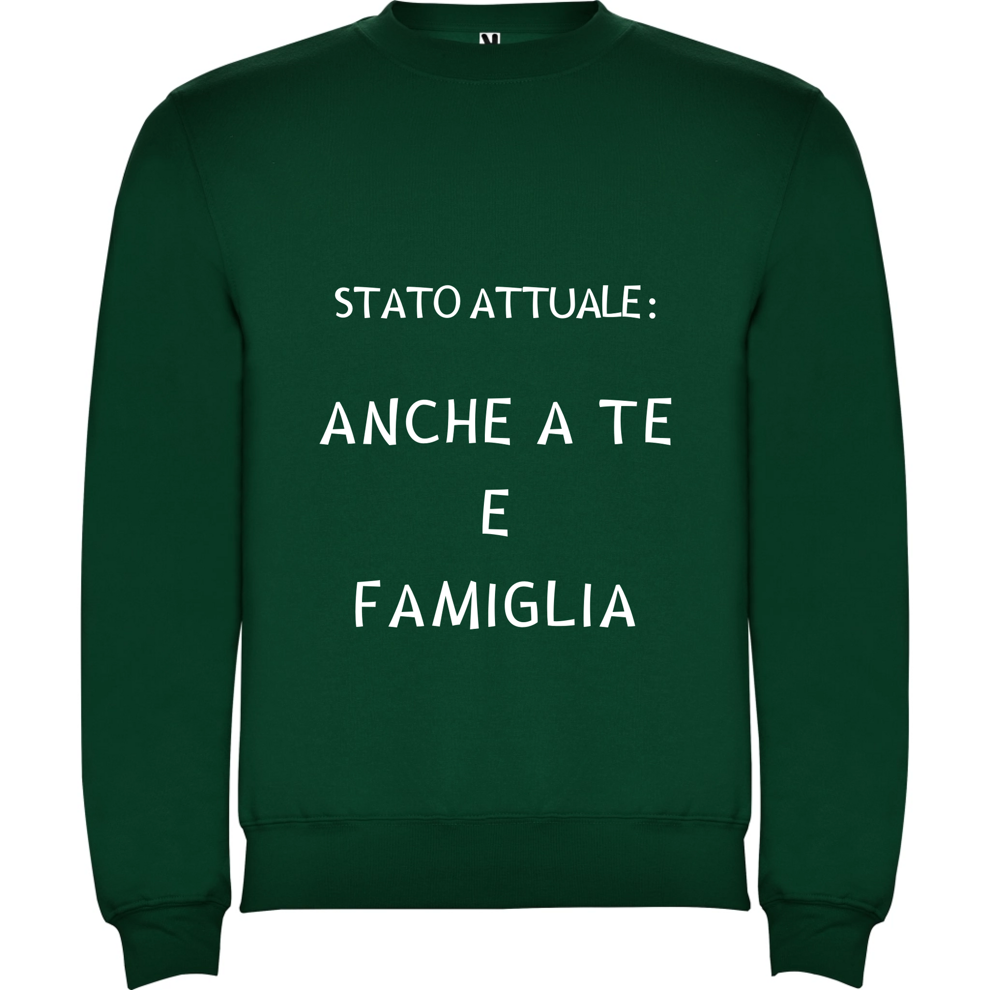 Felpa Unisex personalizzabile Stato Attuale 