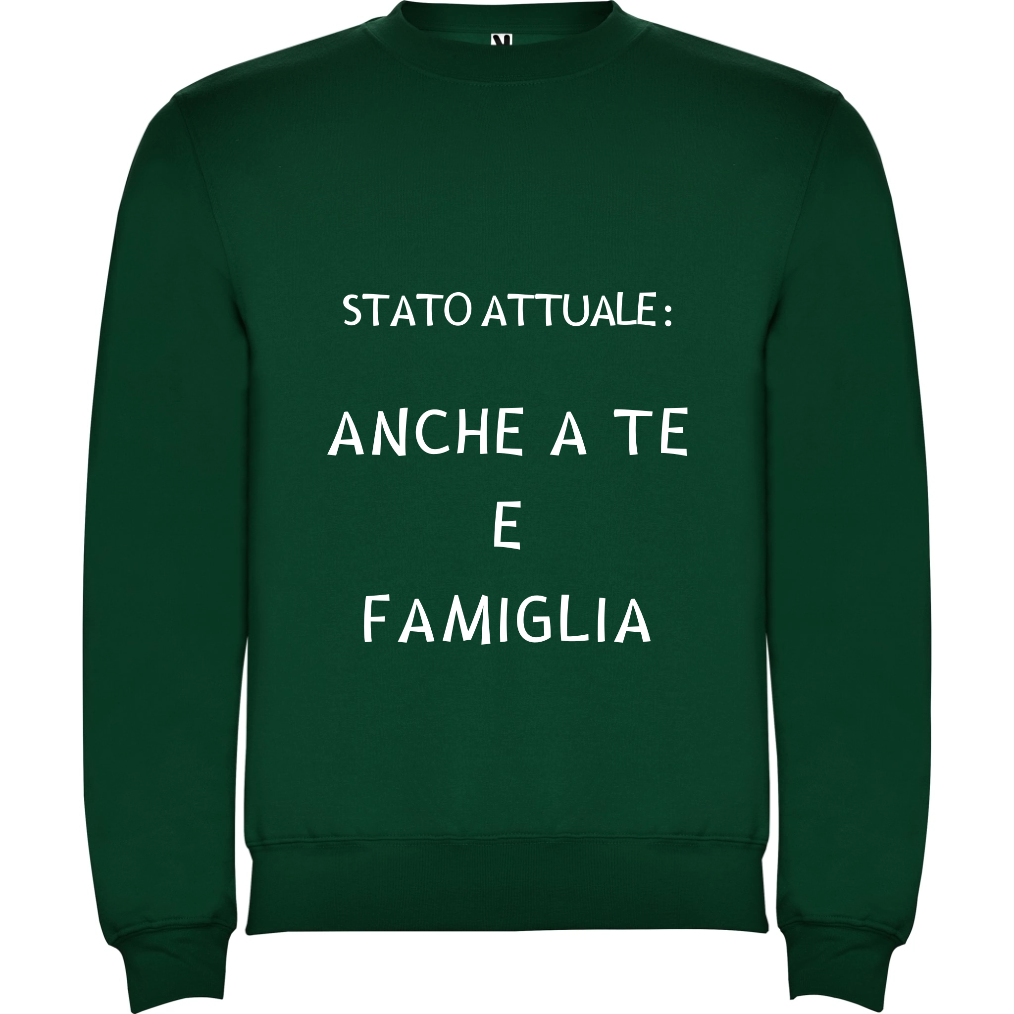 Felpa Unisex personalizzabile Stato Attuale 