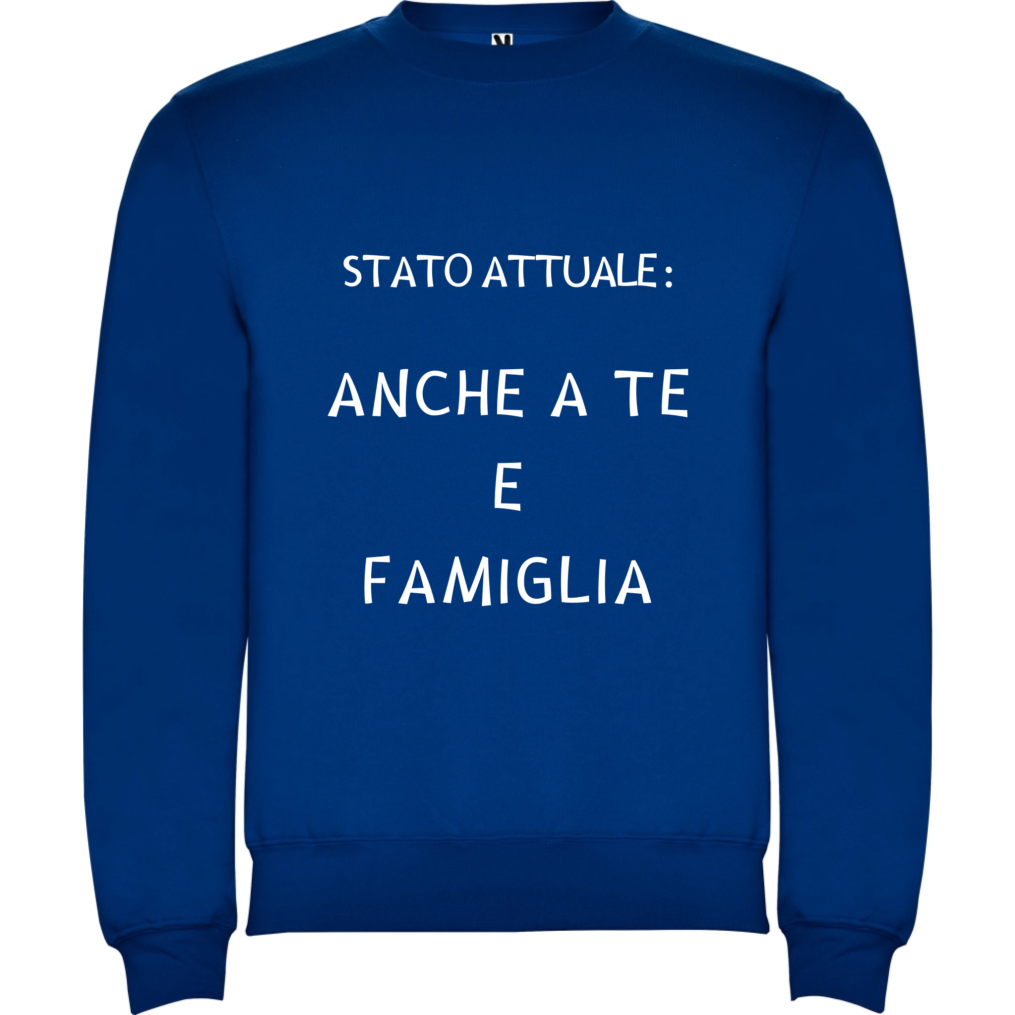 Felpa Unisex personalizzabile Stato Attuale 