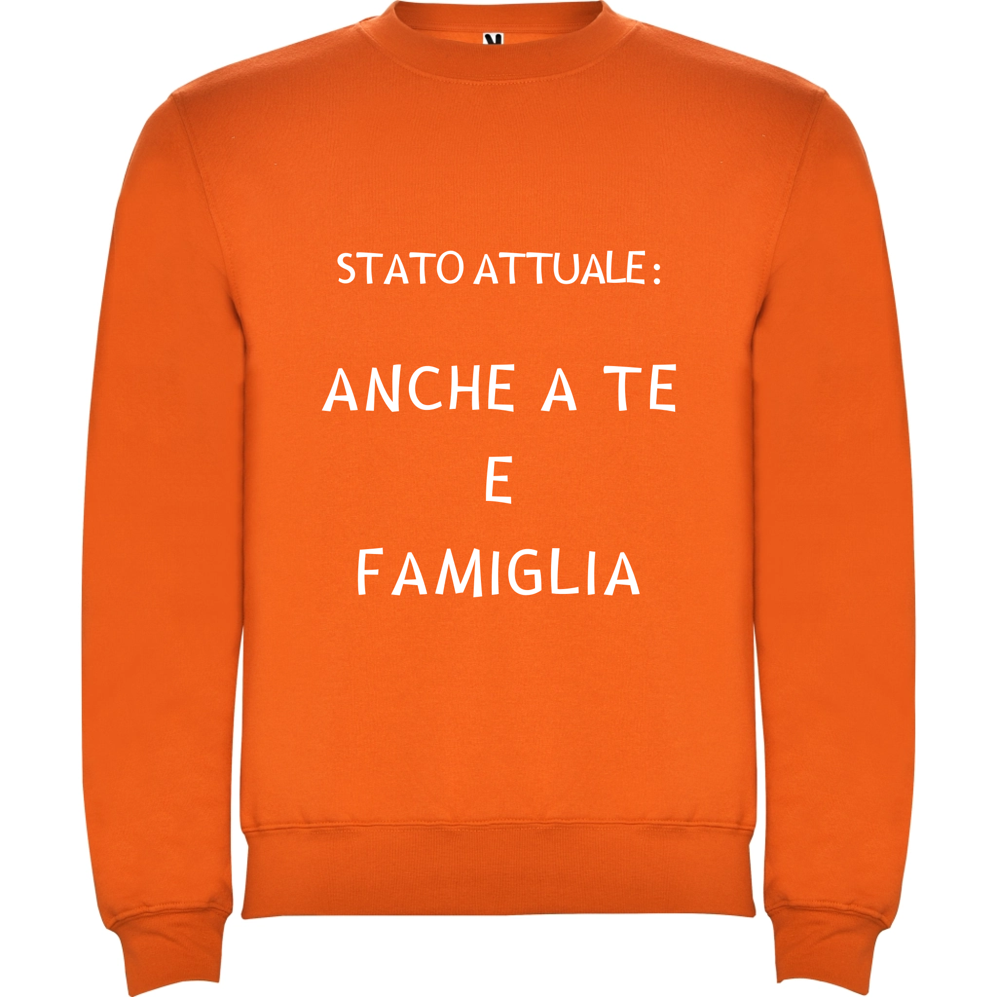 Felpa Unisex personalizzabile Stato Attuale 