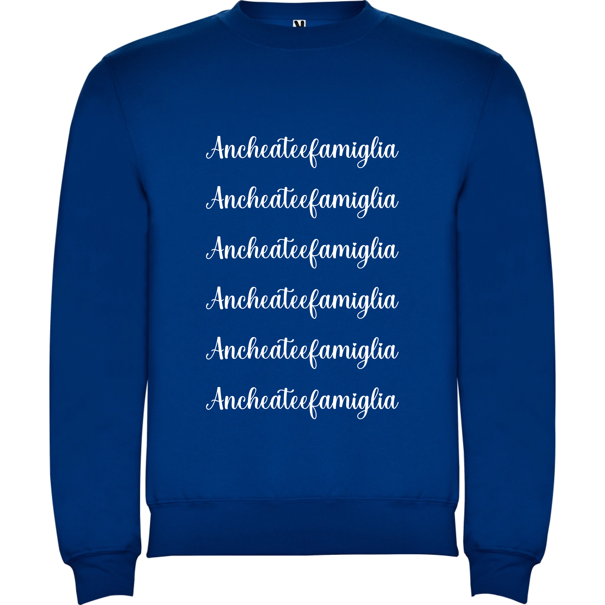 Felpa Unisex personalizzabile Anche a te e Famiglia 