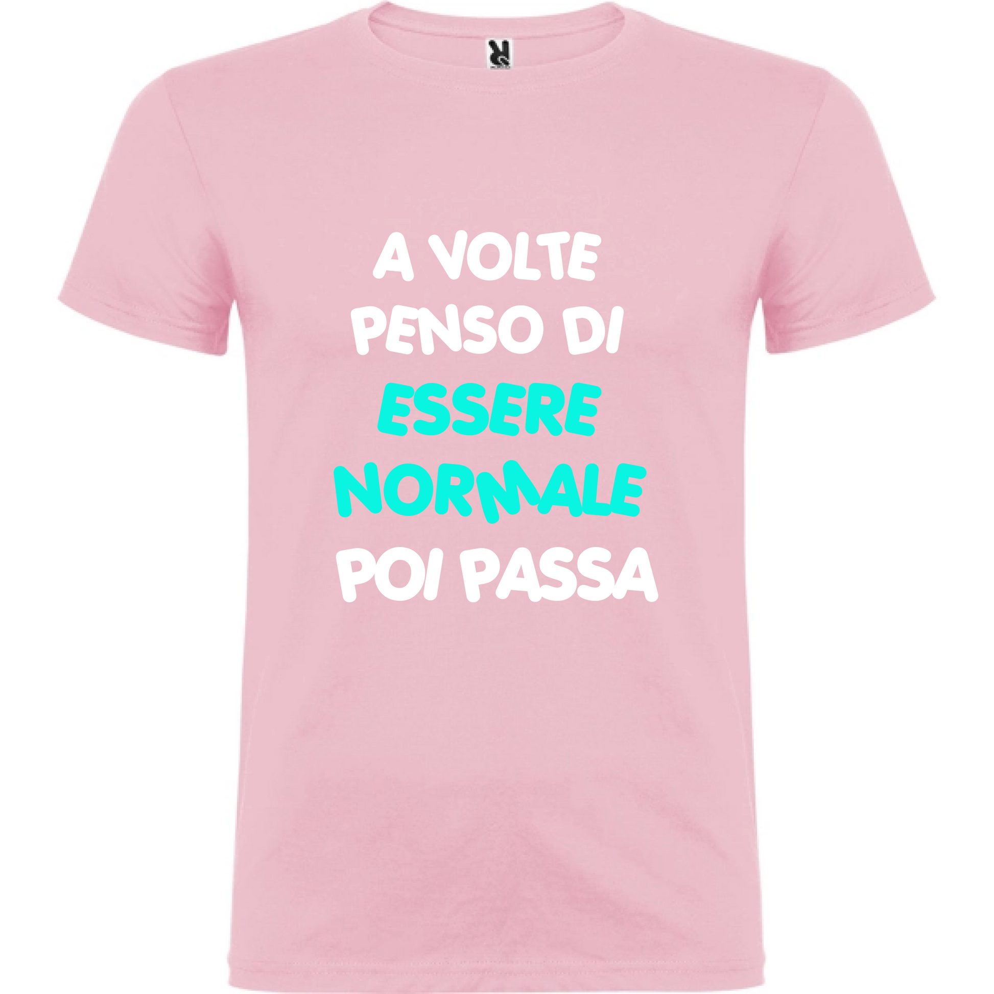 Maglietta Unisex personalizzata - A volte penso di essere Normale 