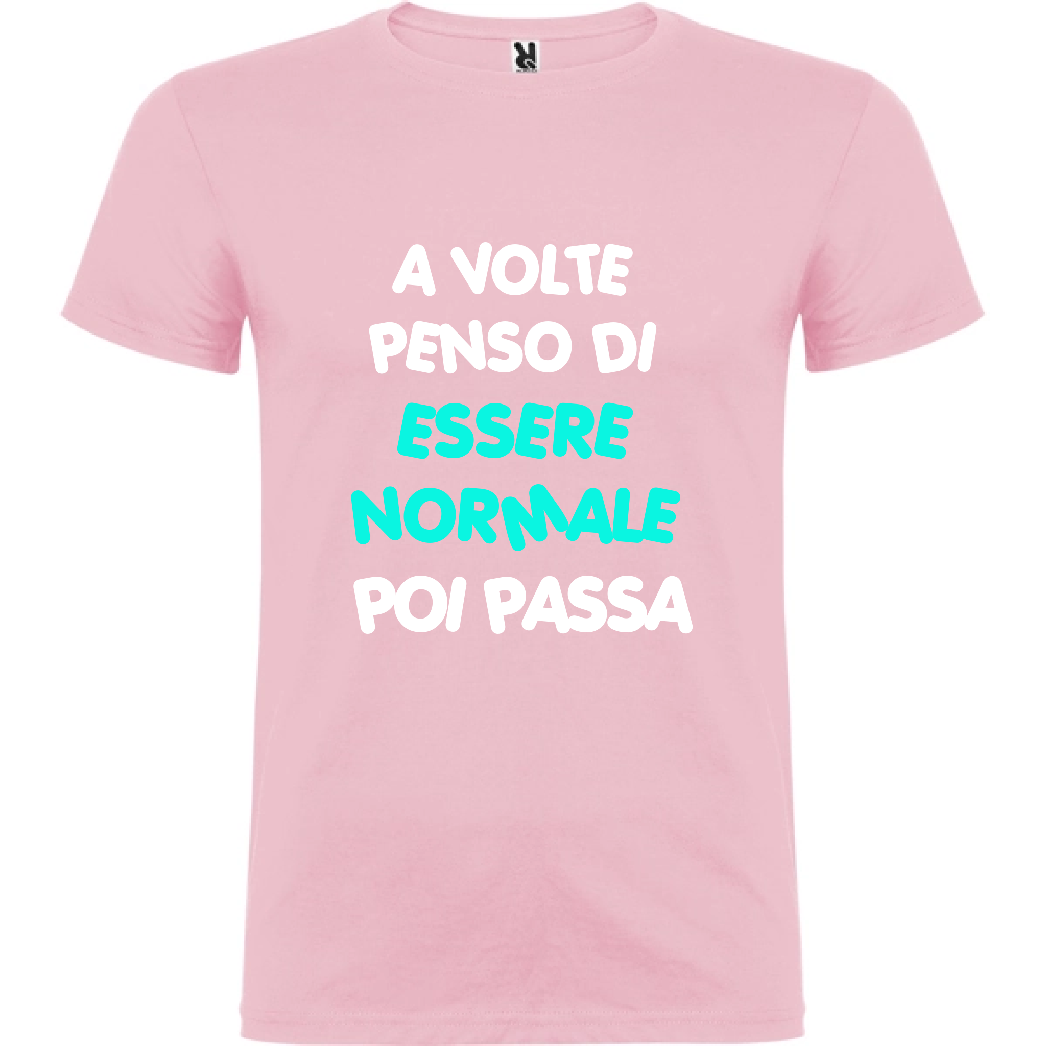 Maglietta Unisex personalizzata - A volte penso di essere Normale 