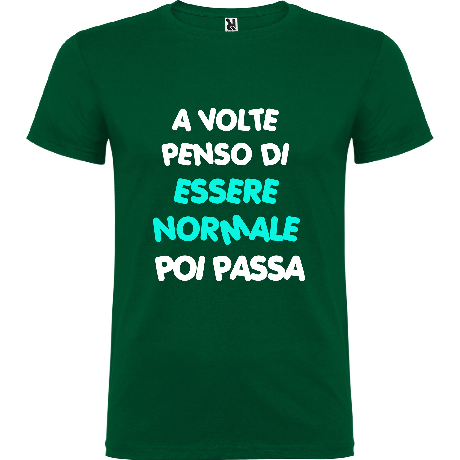 Maglietta Unisex personalizzata - A volte penso di essere Normale 