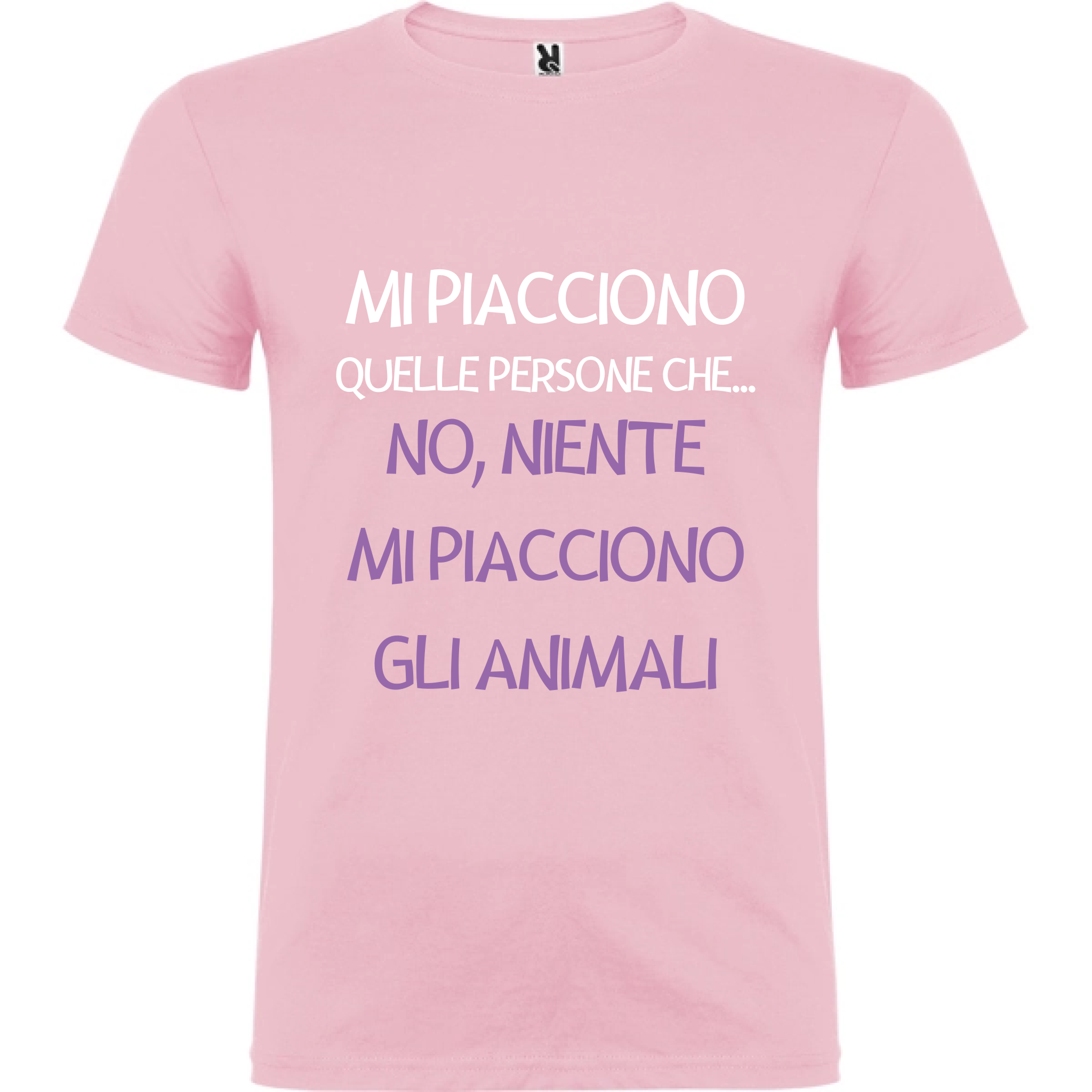 Maglietta Unisex personalizzata - Mi piacciono gli animali 