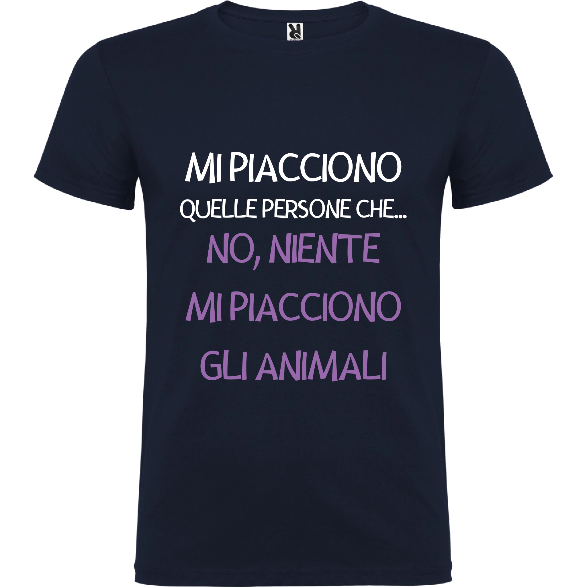 Maglietta Unisex personalizzata - Mi piacciono gli animali 