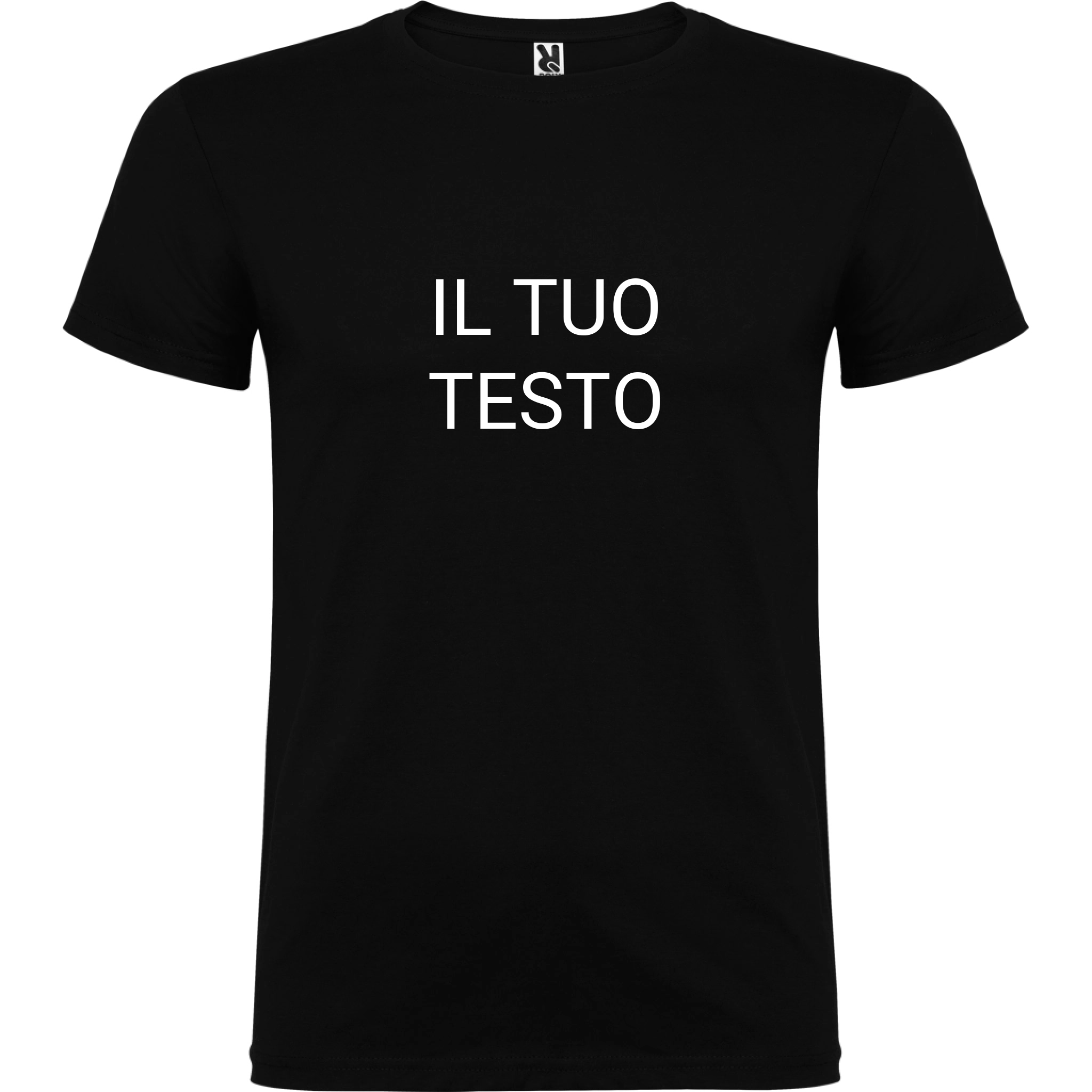 Maglietta Unisex personalizzabile con testo logo e immagine 
