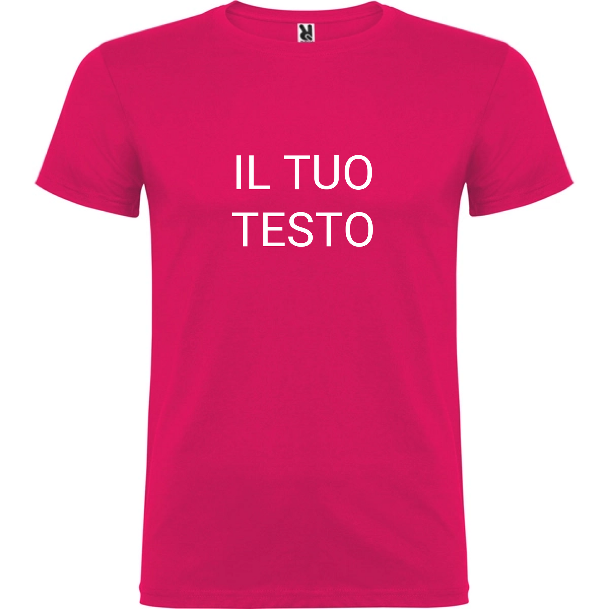 Maglietta Unisex personalizzabile con testo logo e immagine 