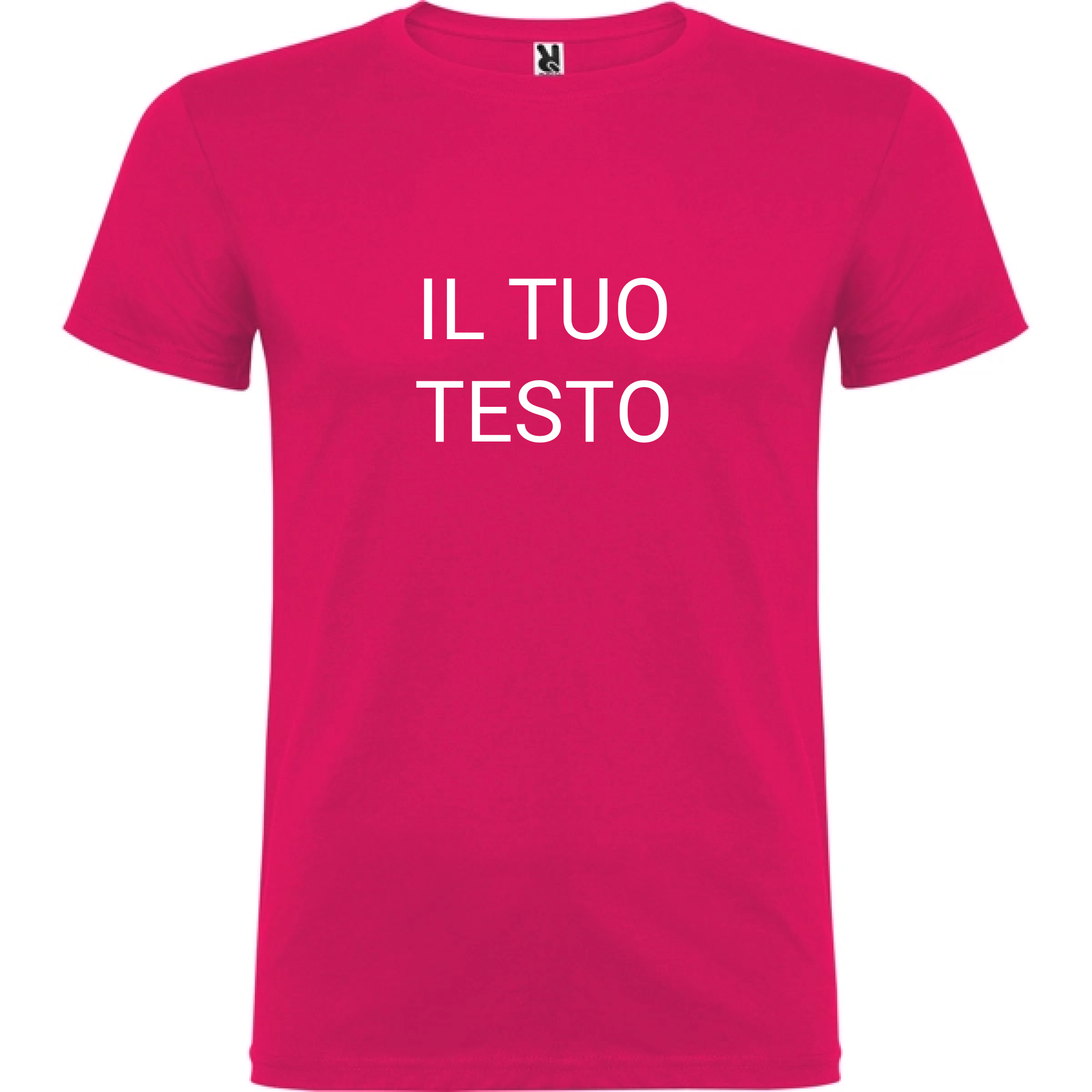 Maglietta Unisex personalizzabile con testo logo e immagine 
