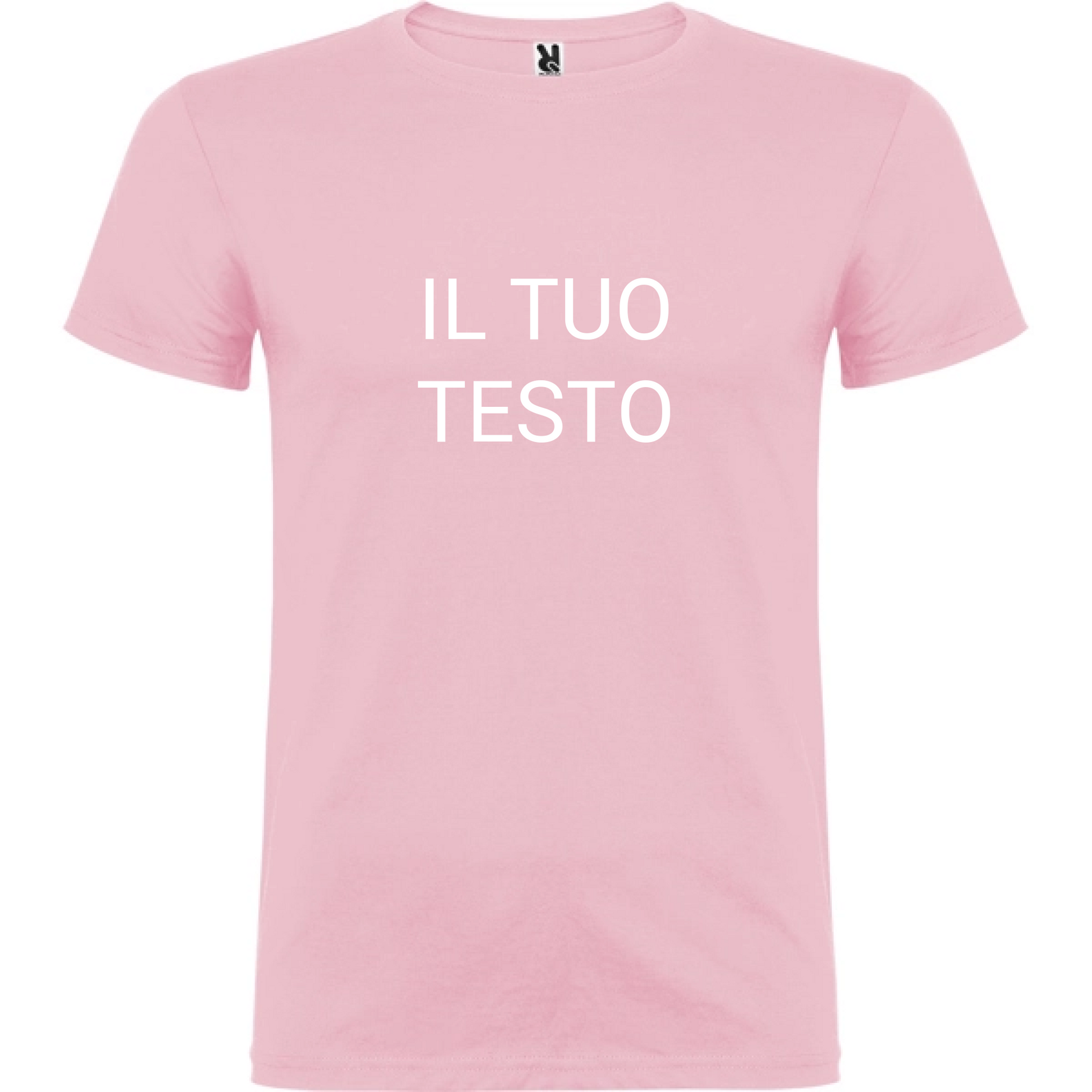 Maglietta Unisex personalizzabile con testo logo e immagine 