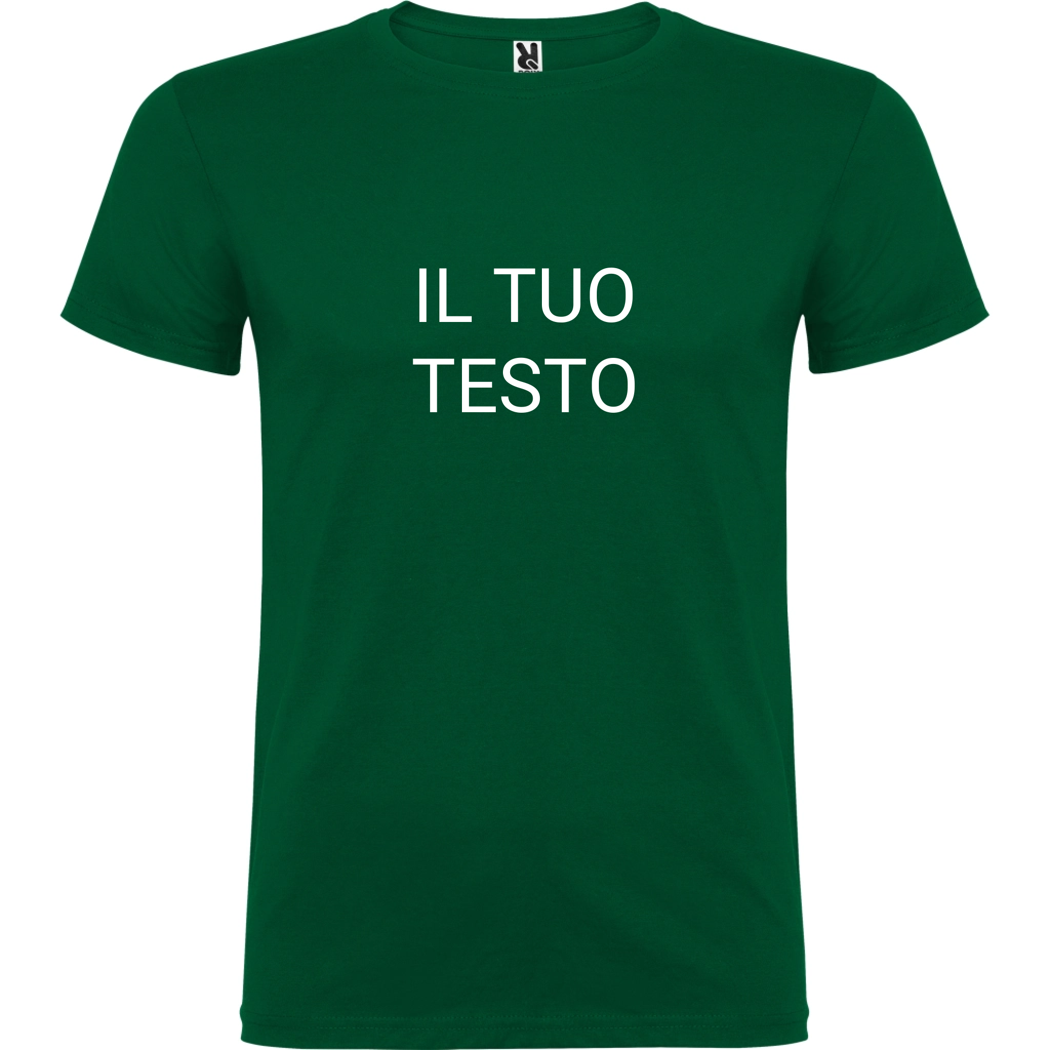 Maglietta Unisex personalizzabile con testo logo e immagine 