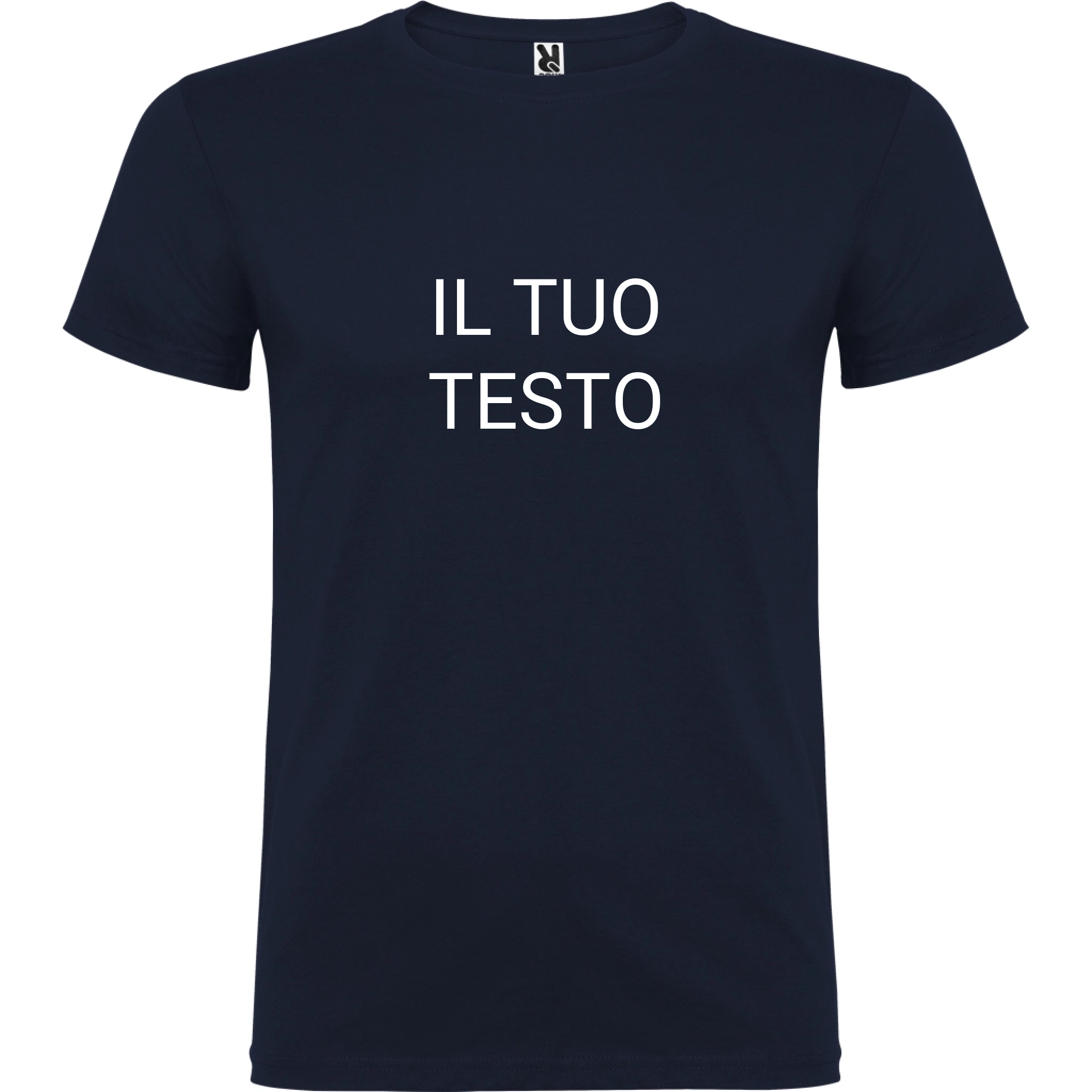 Maglietta Unisex personalizzabile con testo logo e immagine 