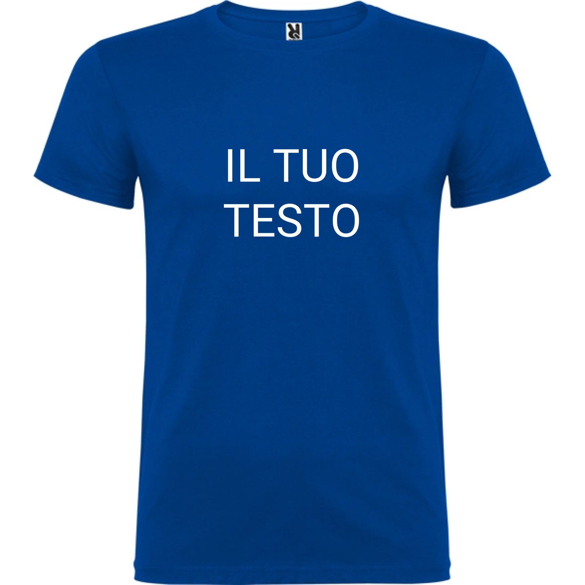 Maglietta Unisex personalizzabile con testo logo e immagine 