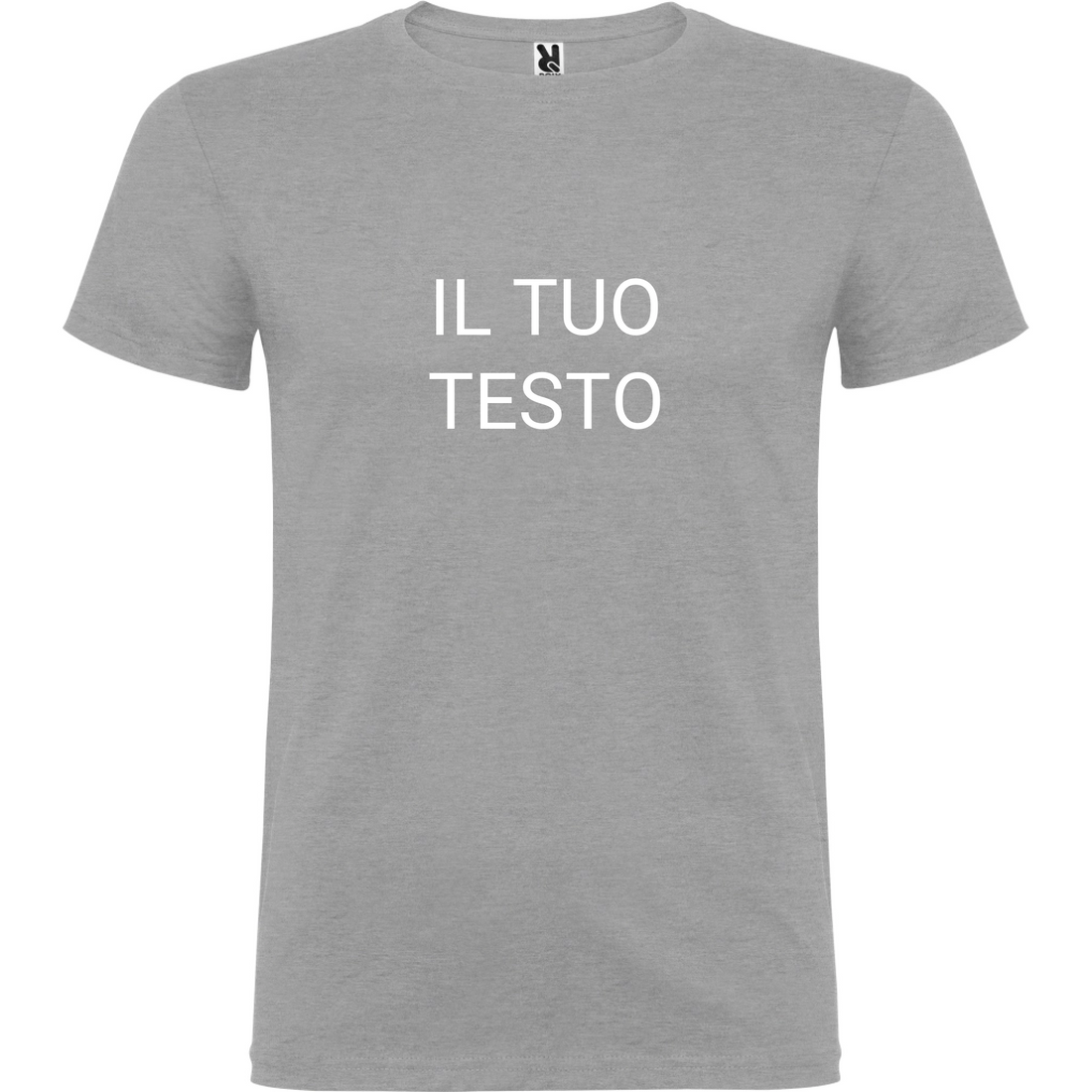 Maglietta Unisex personalizzabile con testo logo e immagine 