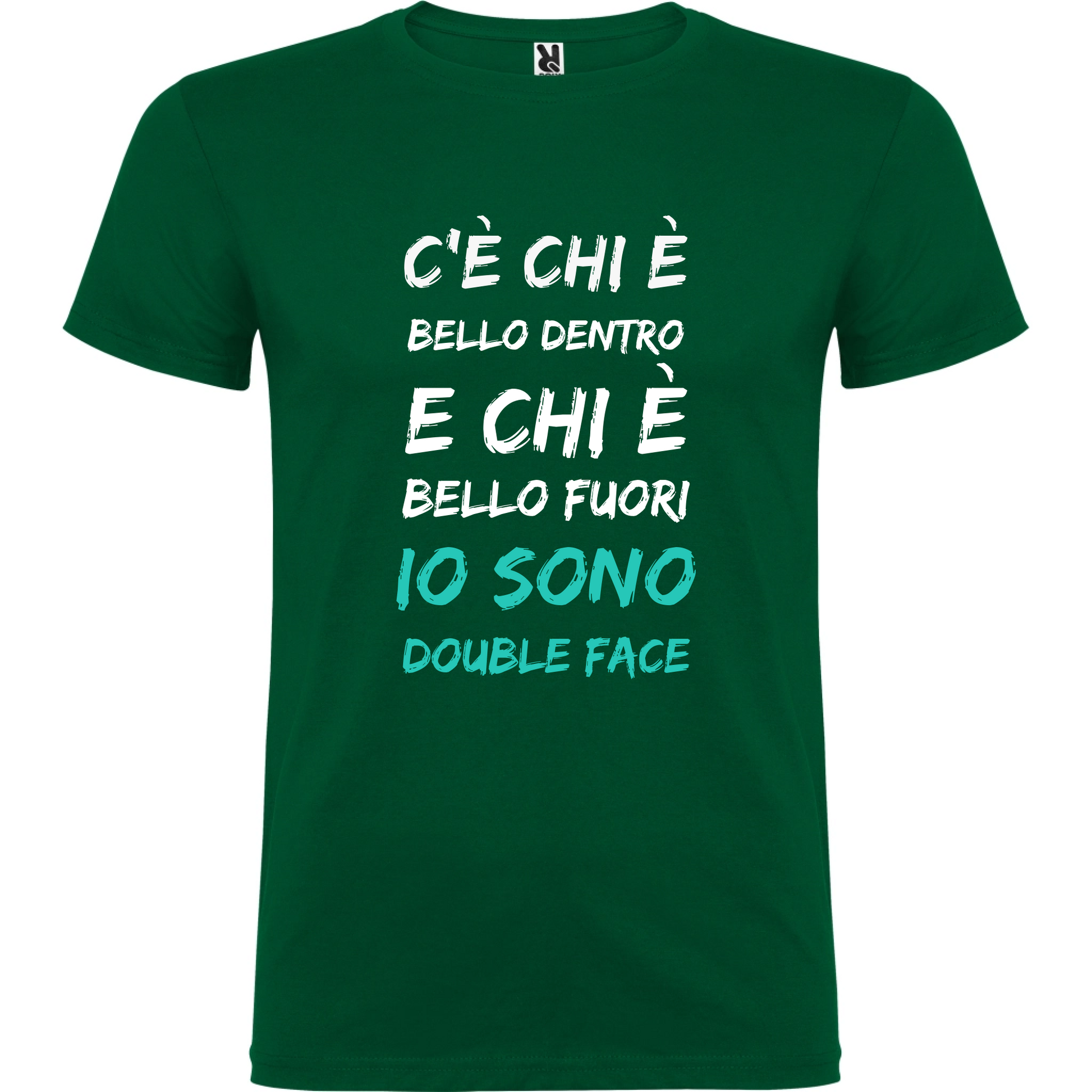 Maglietta Unisex personalizzata con frase Bello dentro e Bello fuori 
