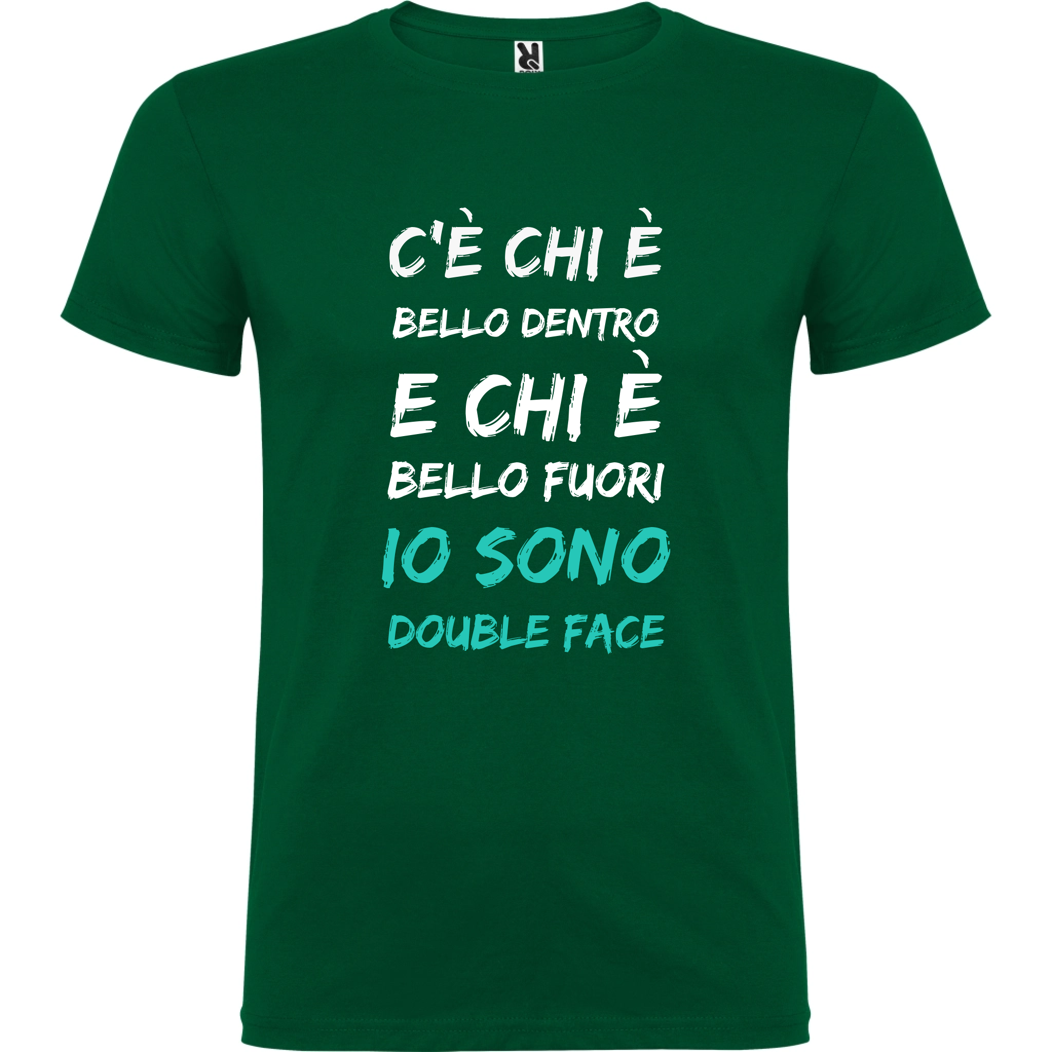 Maglietta Unisex personalizzata con frase Bello dentro e Bello fuori 