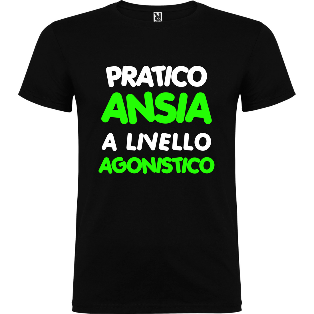 Maglietta Unisex personalizzata Ansia Agonistica 