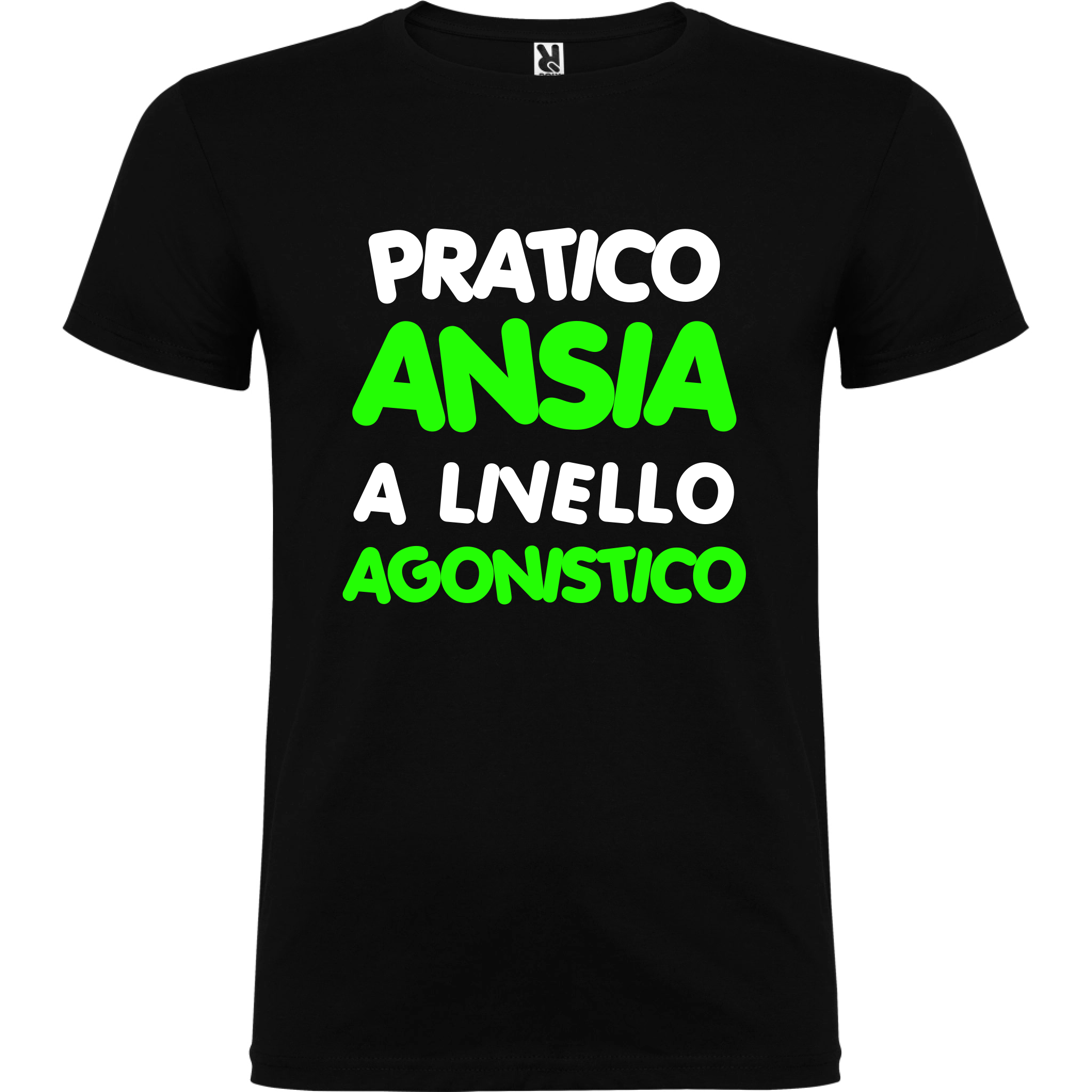 Maglietta Unisex personalizzata Ansia Agonistica 