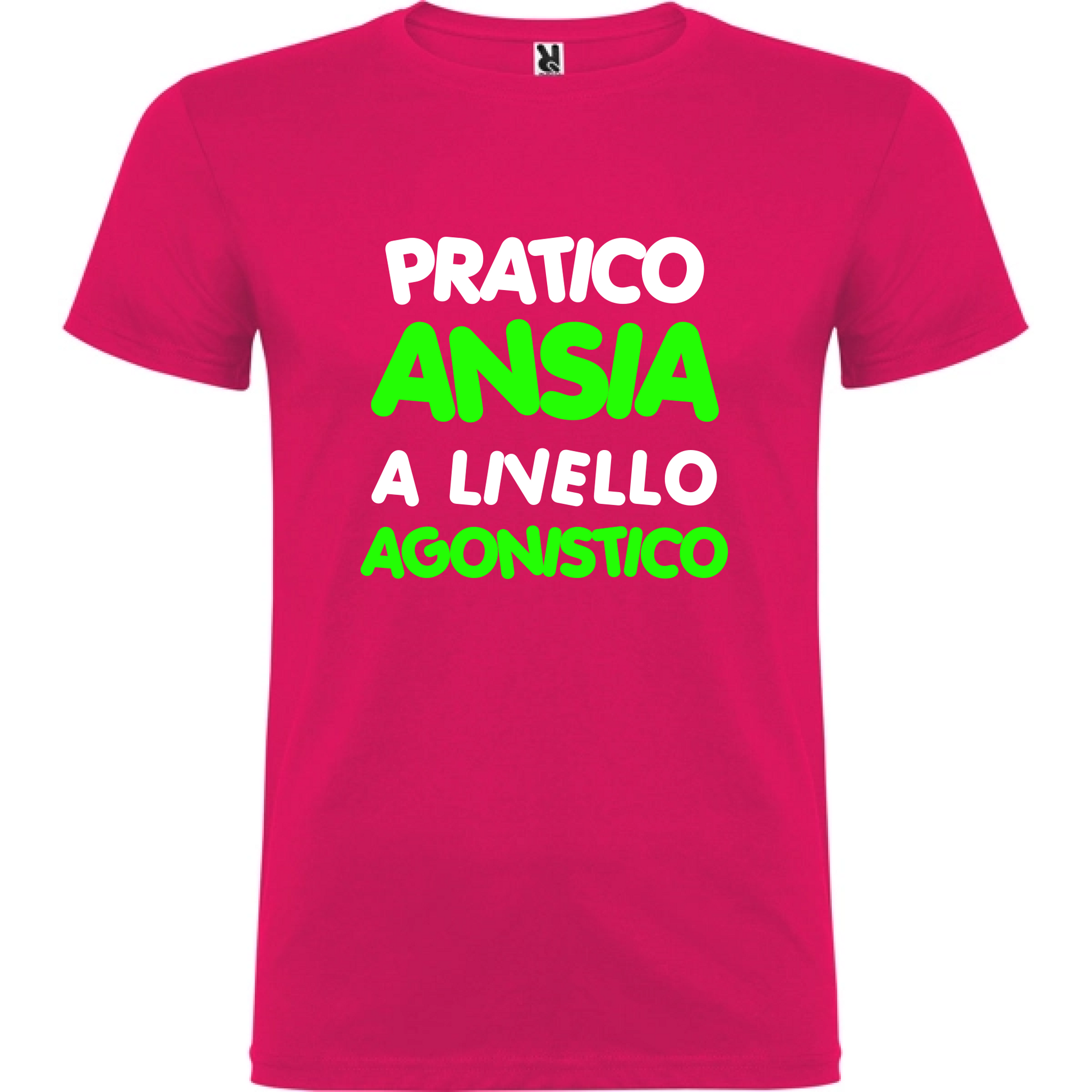 Maglietta Unisex personalizzata Ansia Agonistica 