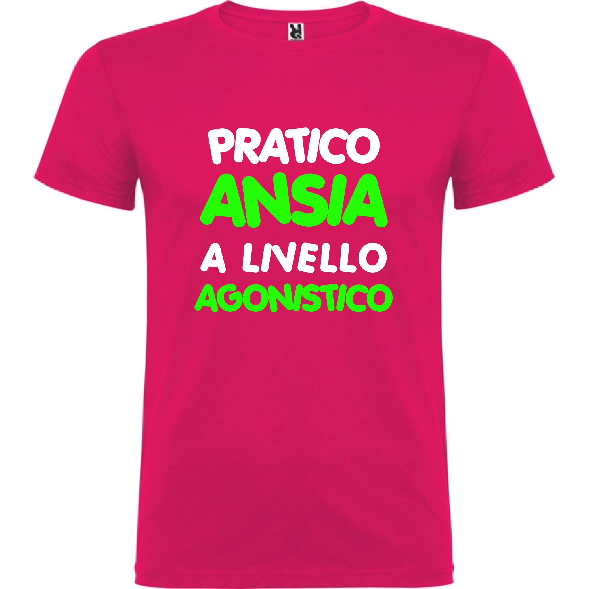 Maglietta Unisex personalizzata Ansia Agonistica 
