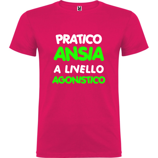Maglietta Unisex personalizzata Ansia Agonistica 