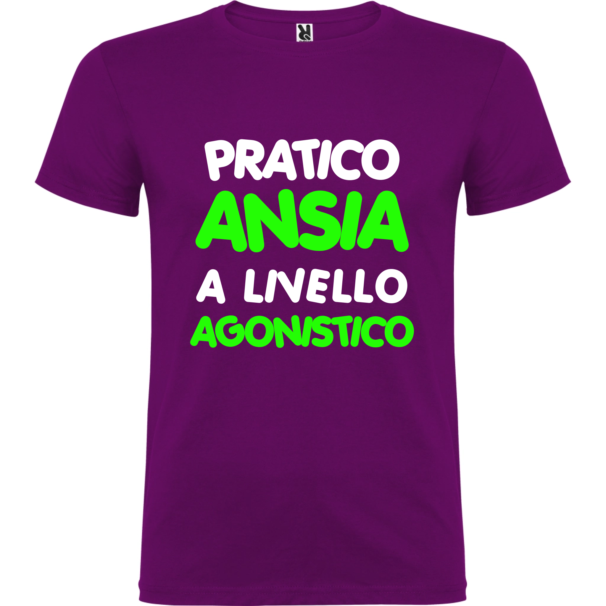 Maglietta Unisex personalizzata Ansia Agonistica 