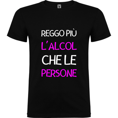 Maglietta Unisex personalizzata Reggo più l'Alcol 