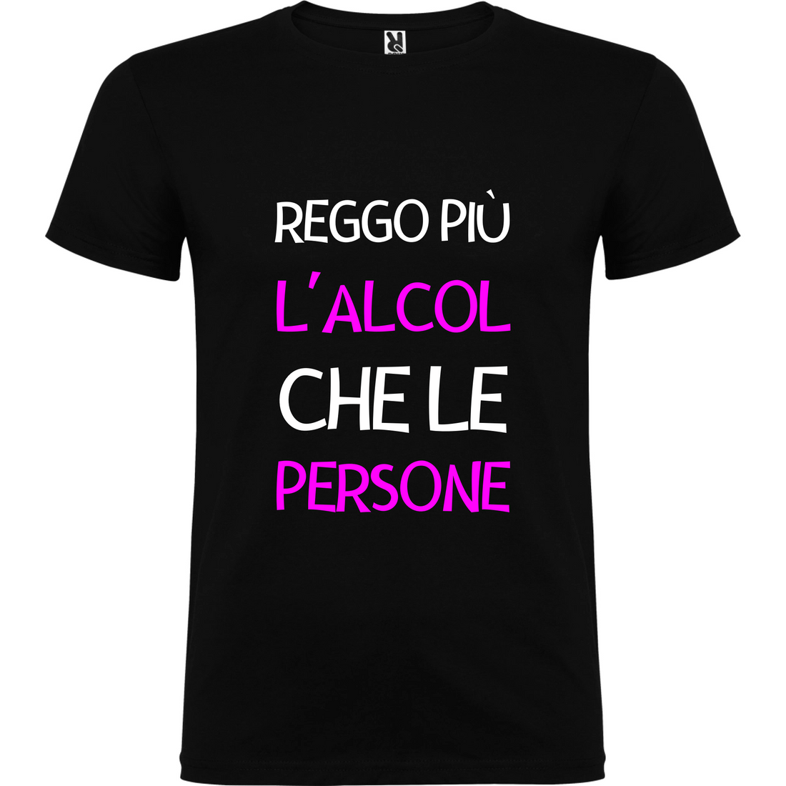 Maglietta Unisex personalizzata Reggo più l'Alcol 