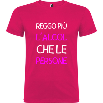 Maglietta Unisex personalizzata Reggo più l'Alcol 