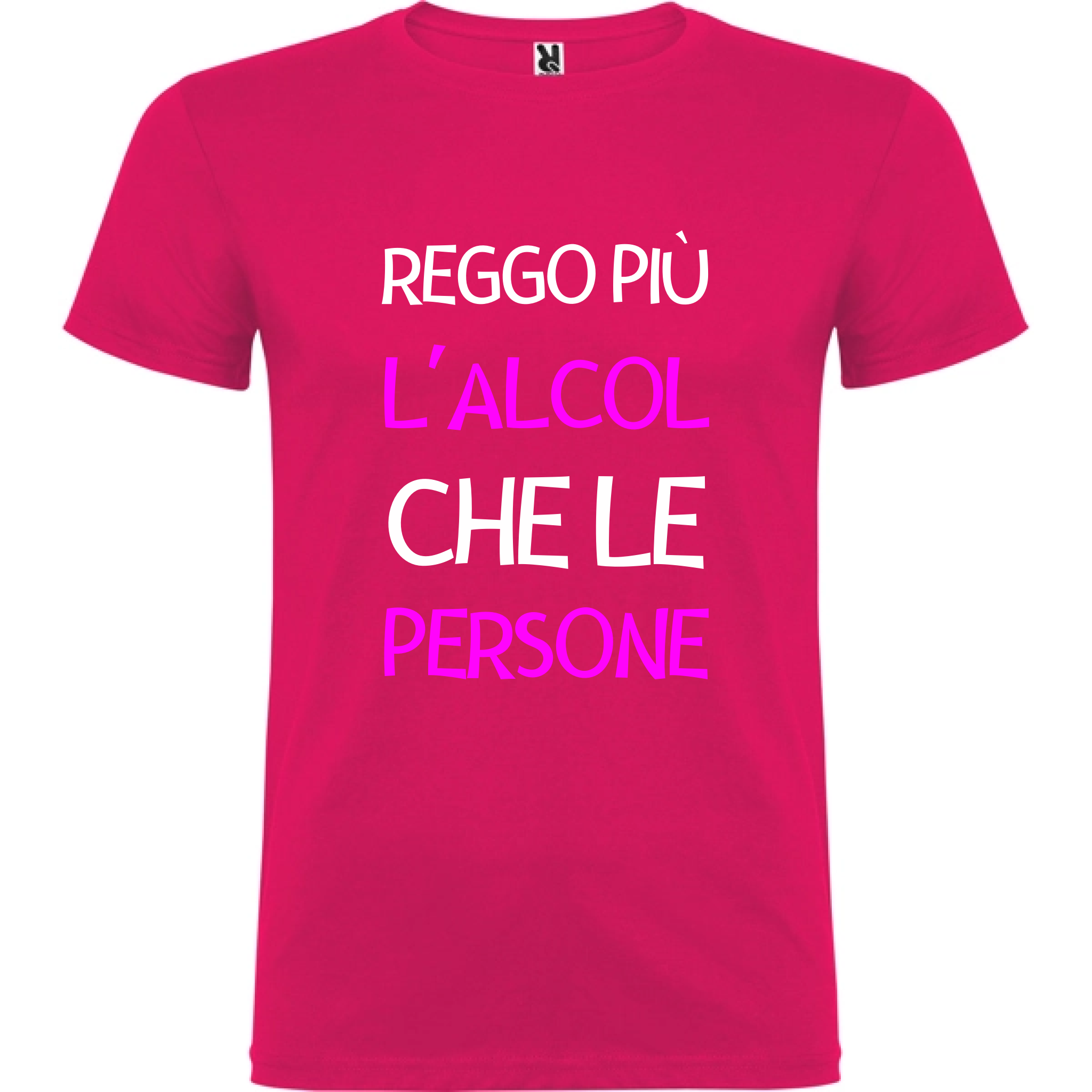 Maglietta Unisex personalizzata Reggo più l'Alcol 