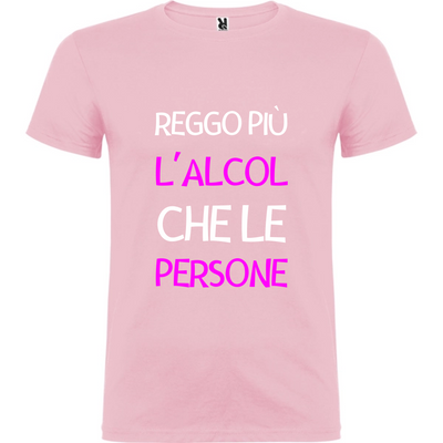 Maglietta Unisex personalizzata Reggo più l'Alcol 