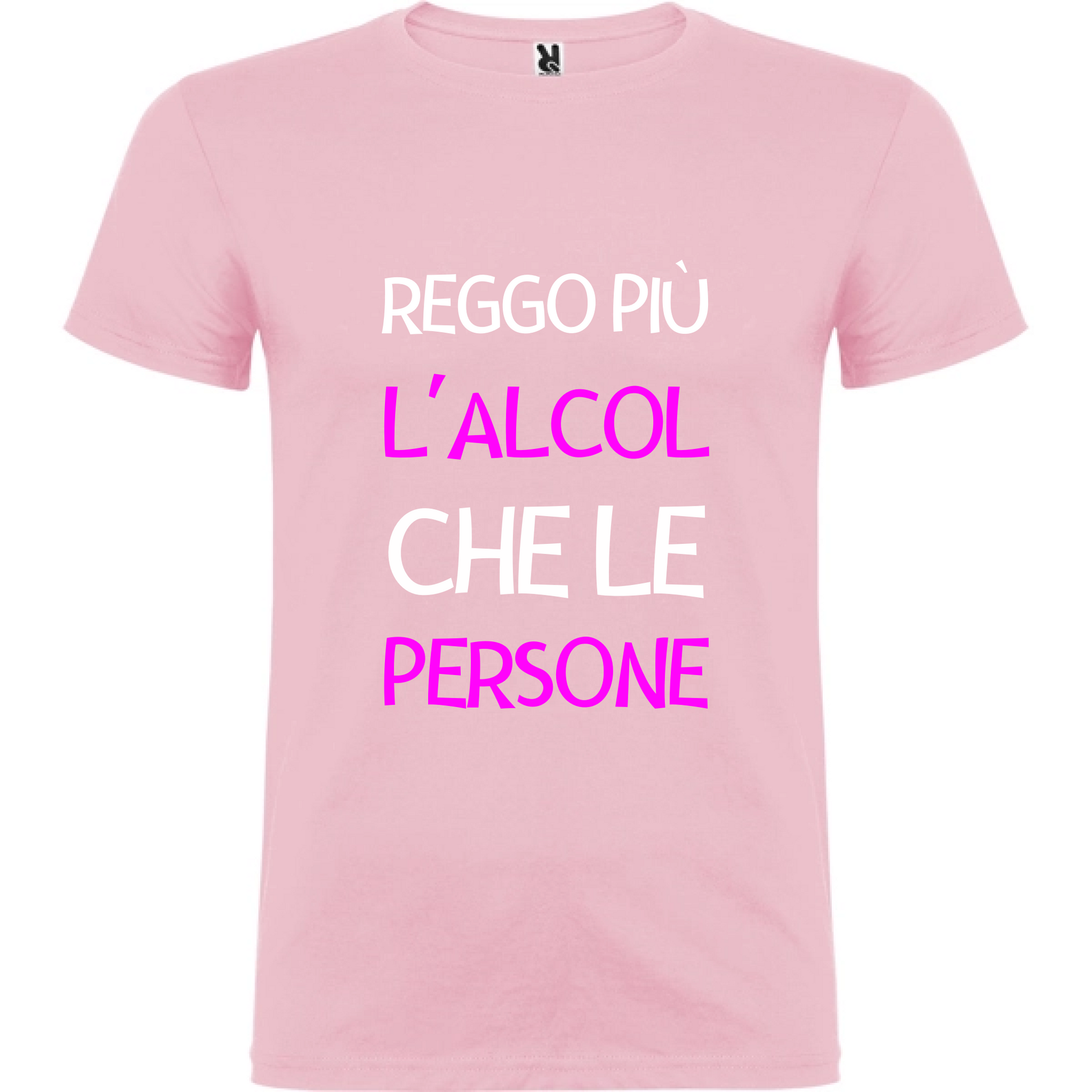 Maglietta Unisex personalizzata Reggo più l'Alcol 
