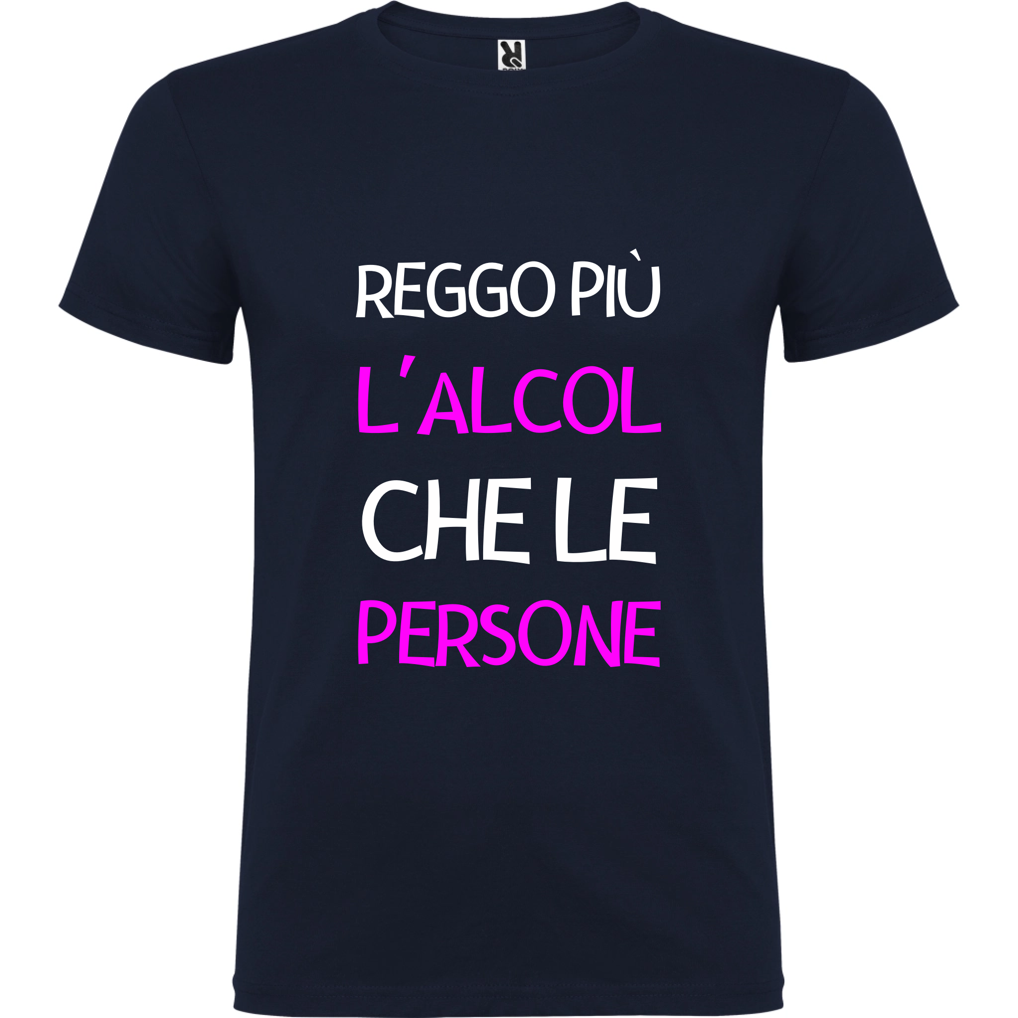 Maglietta Unisex personalizzata Reggo più l'Alcol 