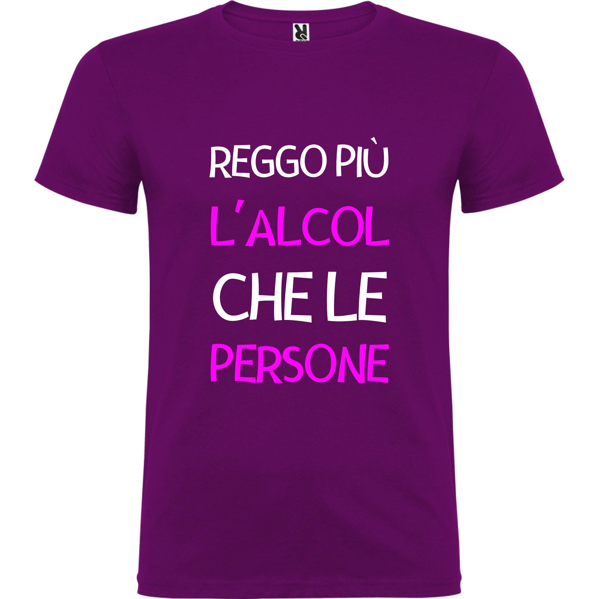 Maglietta Unisex personalizzata Reggo più l'Alcol 